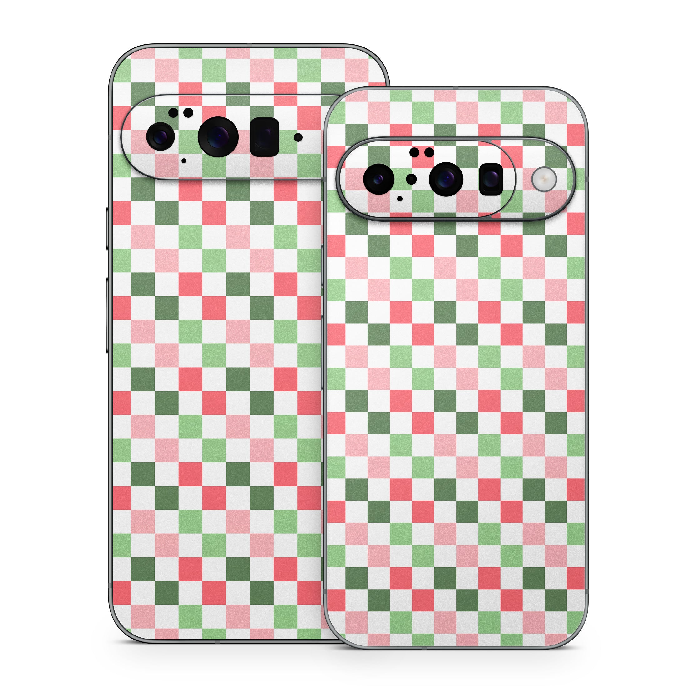 Christmas Checkers - Google Pixel 10 Skin
