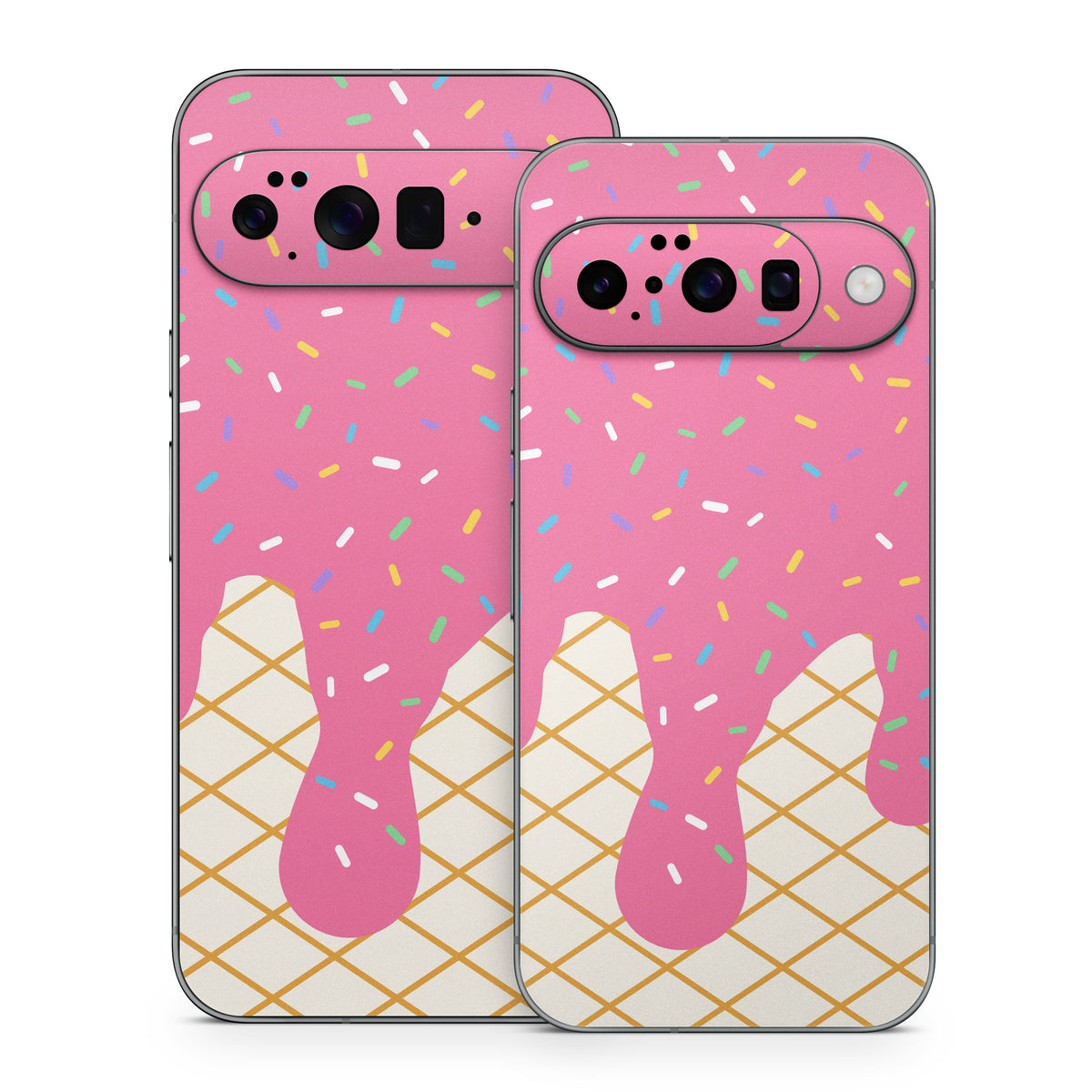 Strawberry Ice Cream Drip - Google Pixel 10 Skin