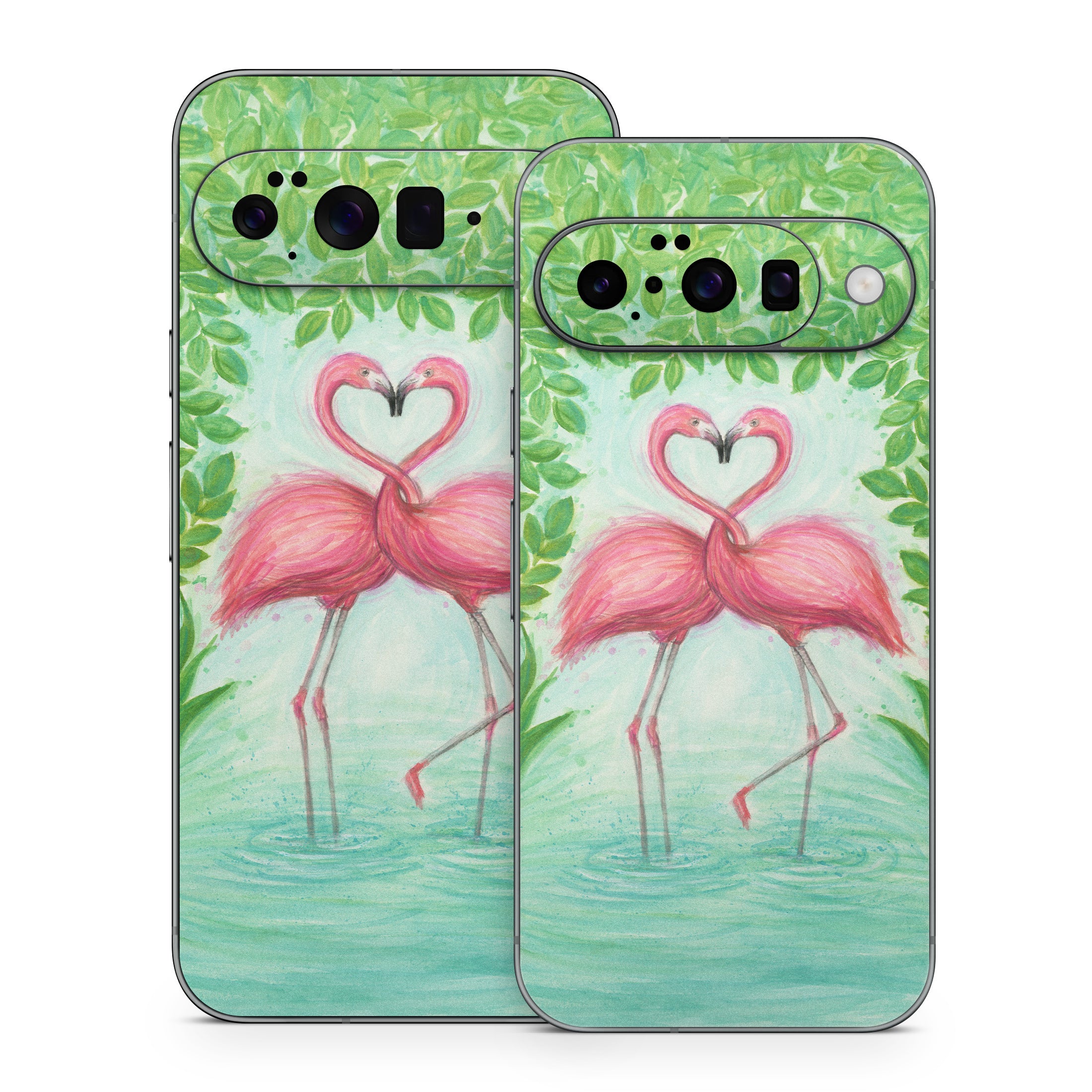Flamingo Love - Google Pixel 10 Skin