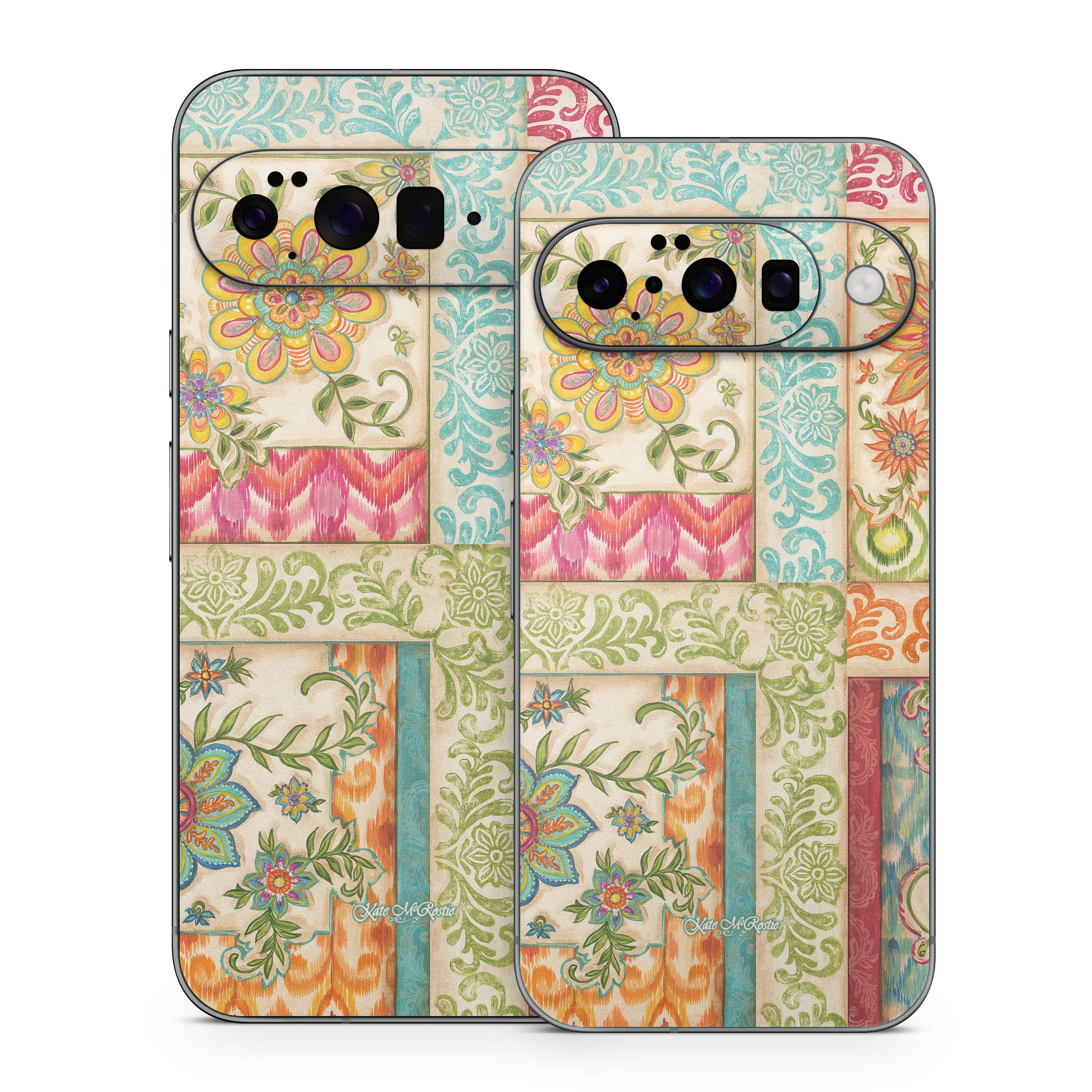 Ikat Floral - Google Pixel 10 Skin