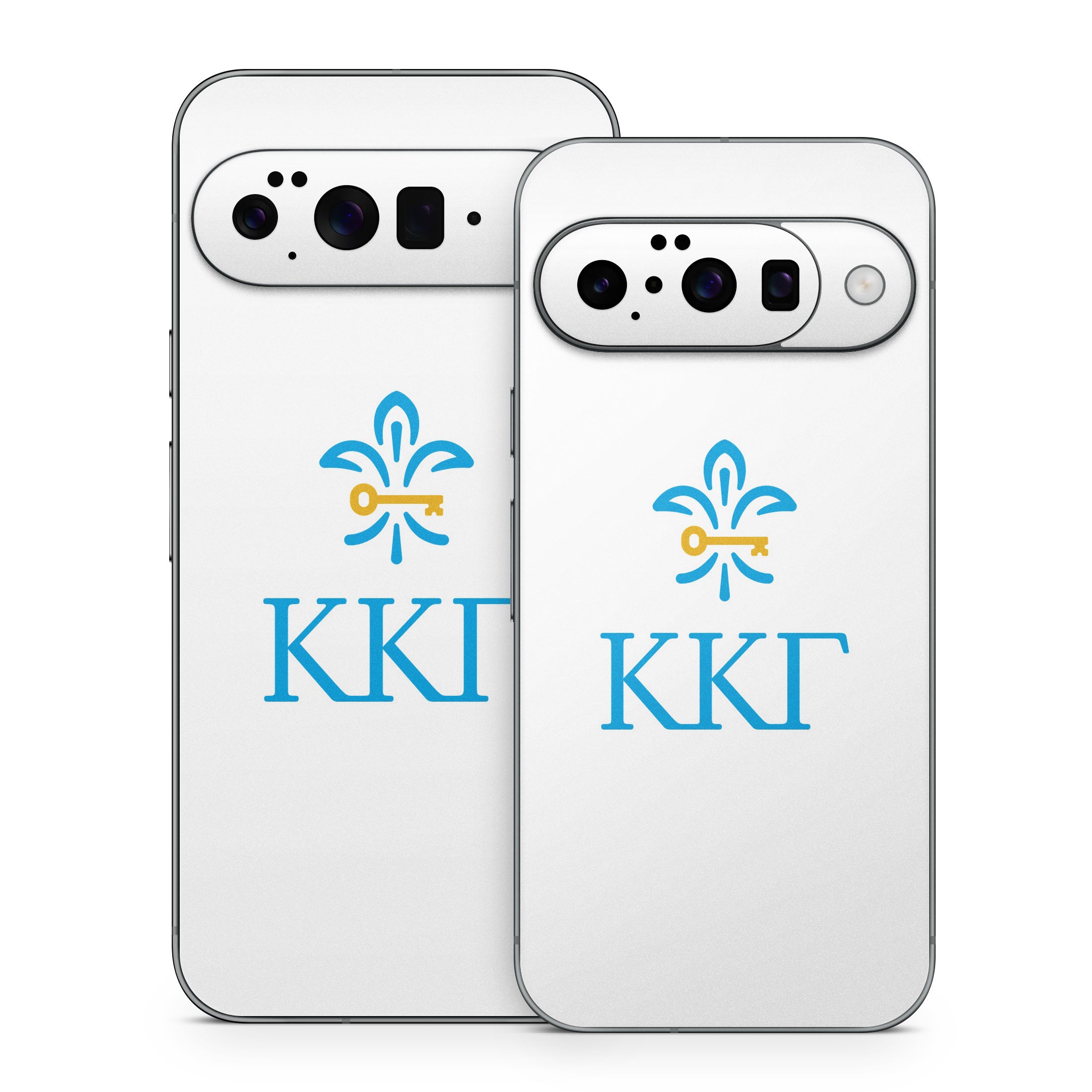 Kappa Kappa Gamma Letterkey Vertical White - Google Pixel 10 Skin