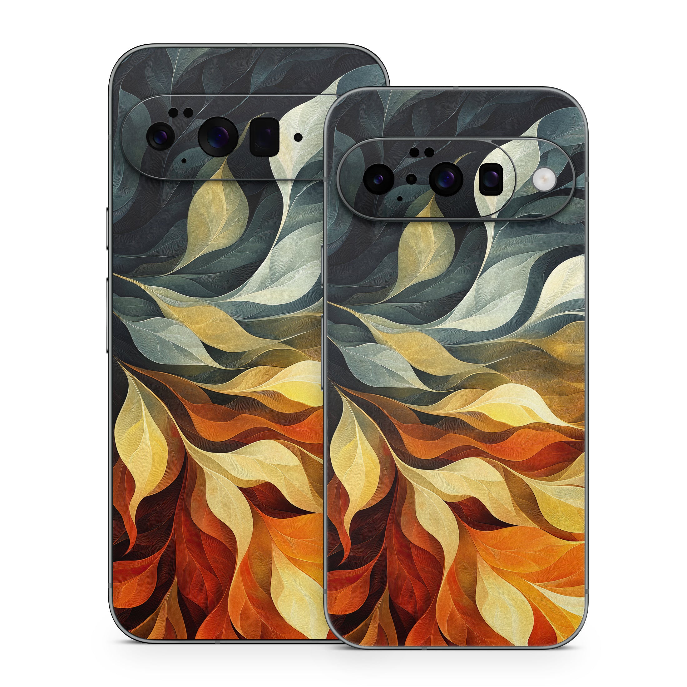 Orange and Charcoal - Google Pixel 10 Skin