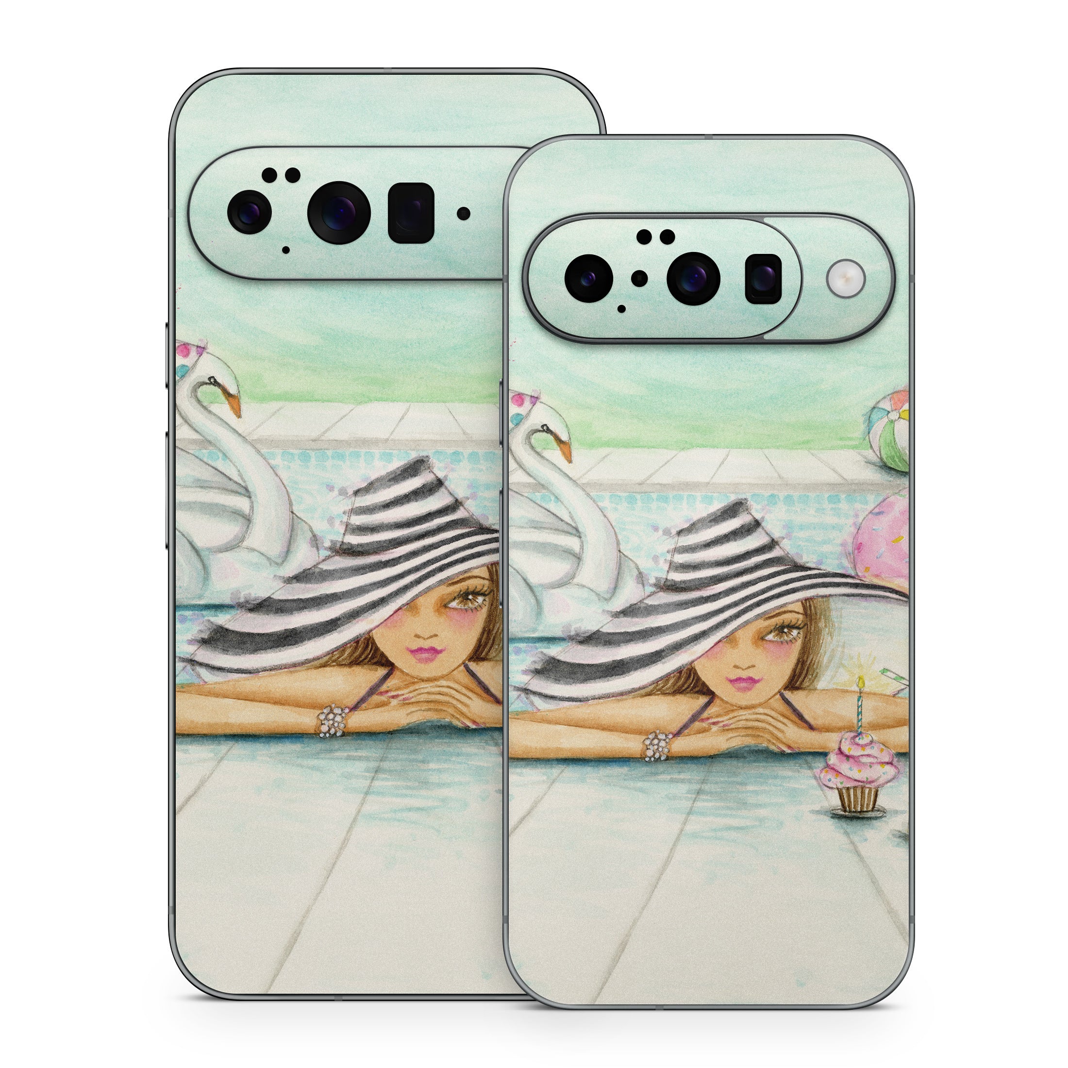 Delphine at the Pool Party - Google Pixel 10 Skin