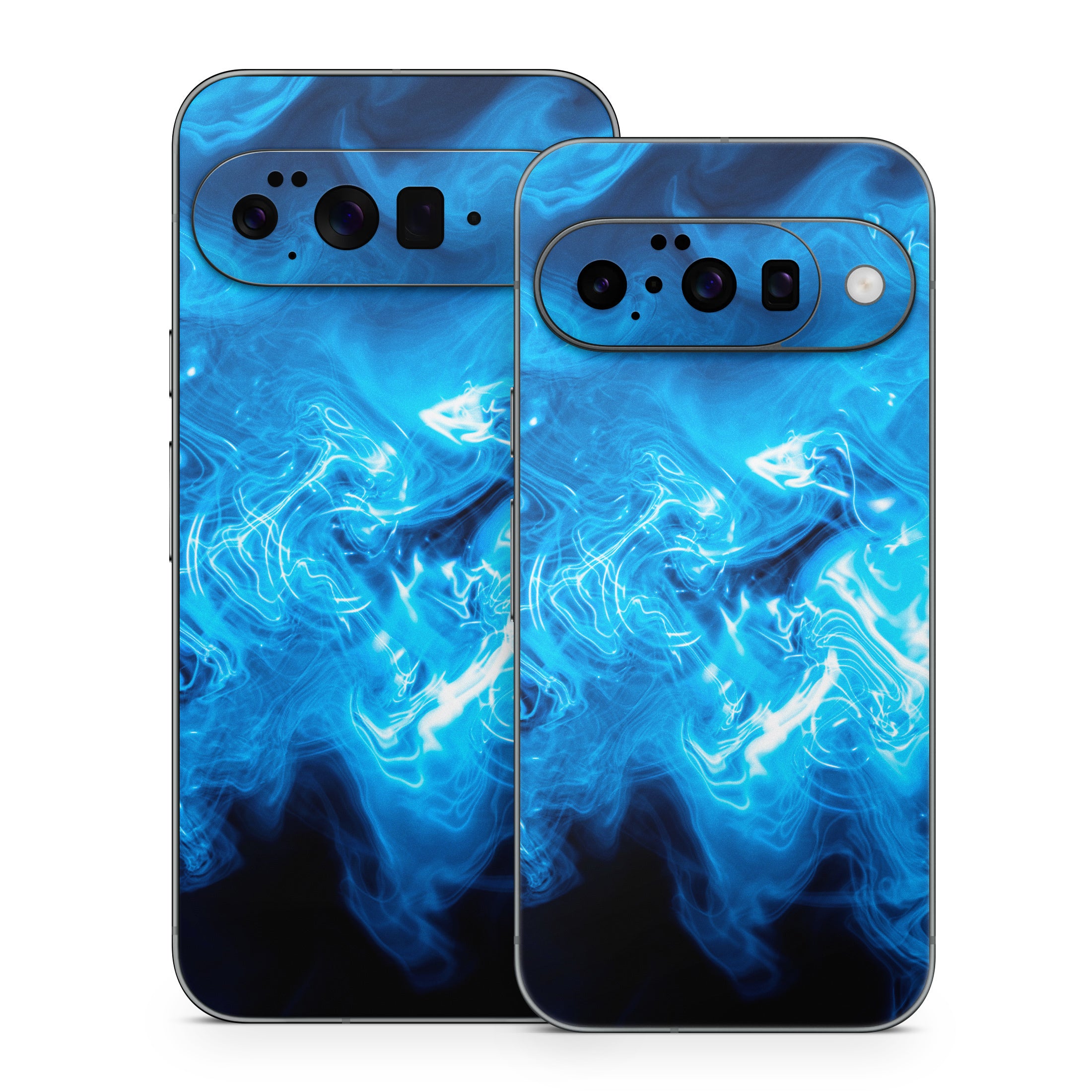 Blue Quantum Waves - Google Pixel 10 Skin