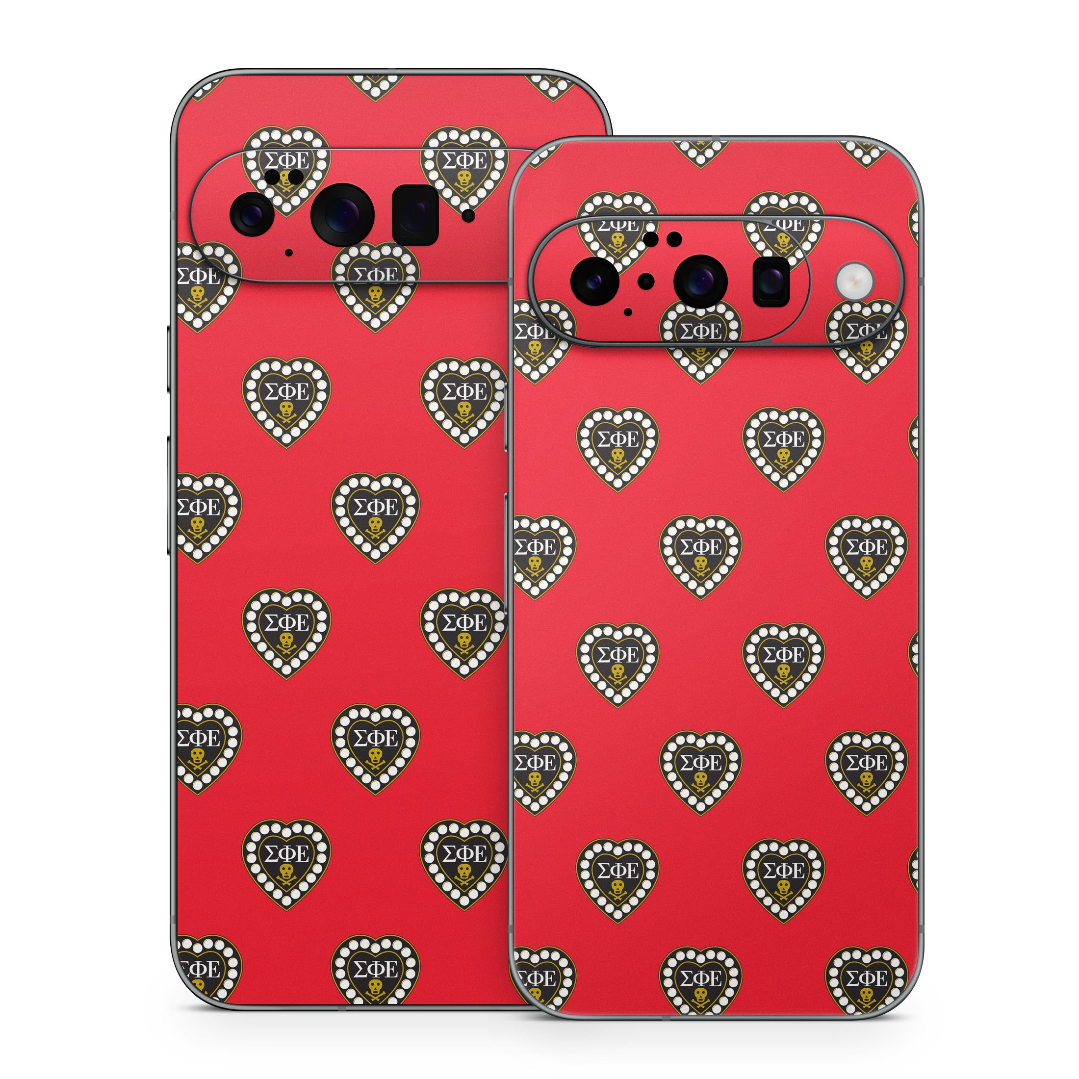 Sigma Phi Epsilon Badge Pattern Red - Google Pixel 10 Skin