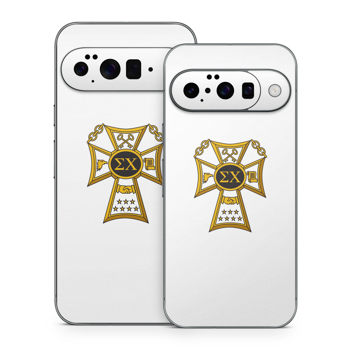 Sigma Chi Badge White - Google Pixel 10 Skin