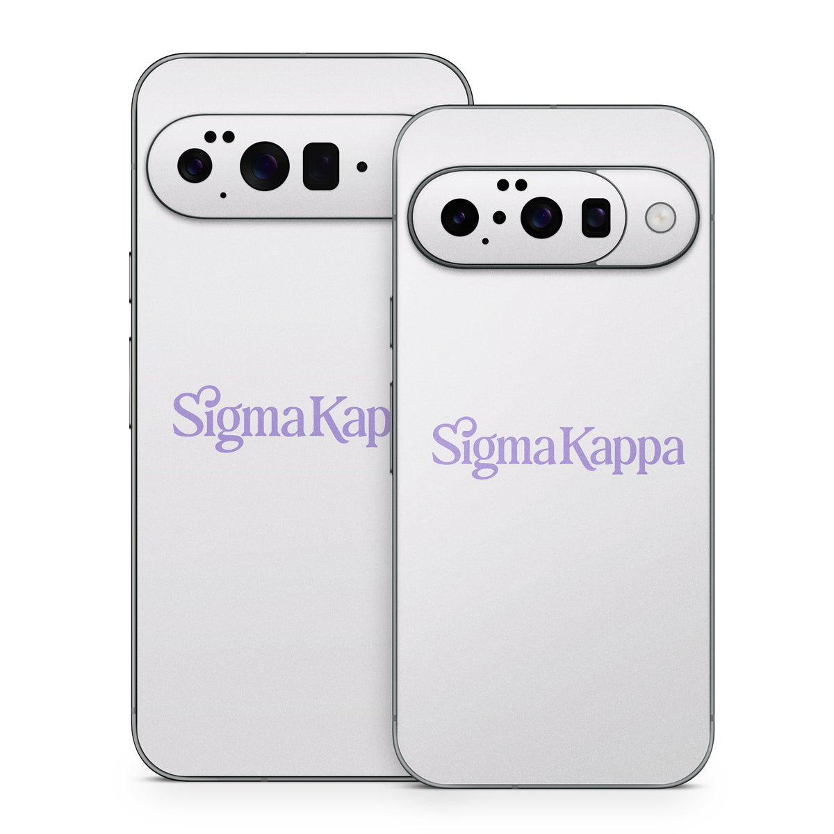 Sigma Kappa Primary Logo Legacy Lavender on Dove Love - Google Pixel 10 Skin