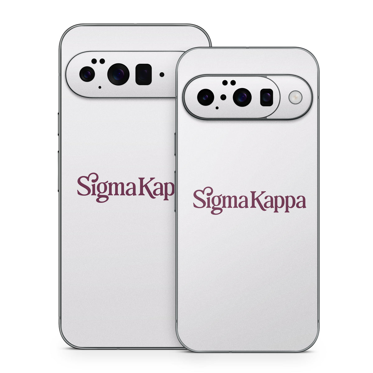Sigma Kappa Primary Logo Mary Maroon on Dove Love - Google Pixel 10 Skin