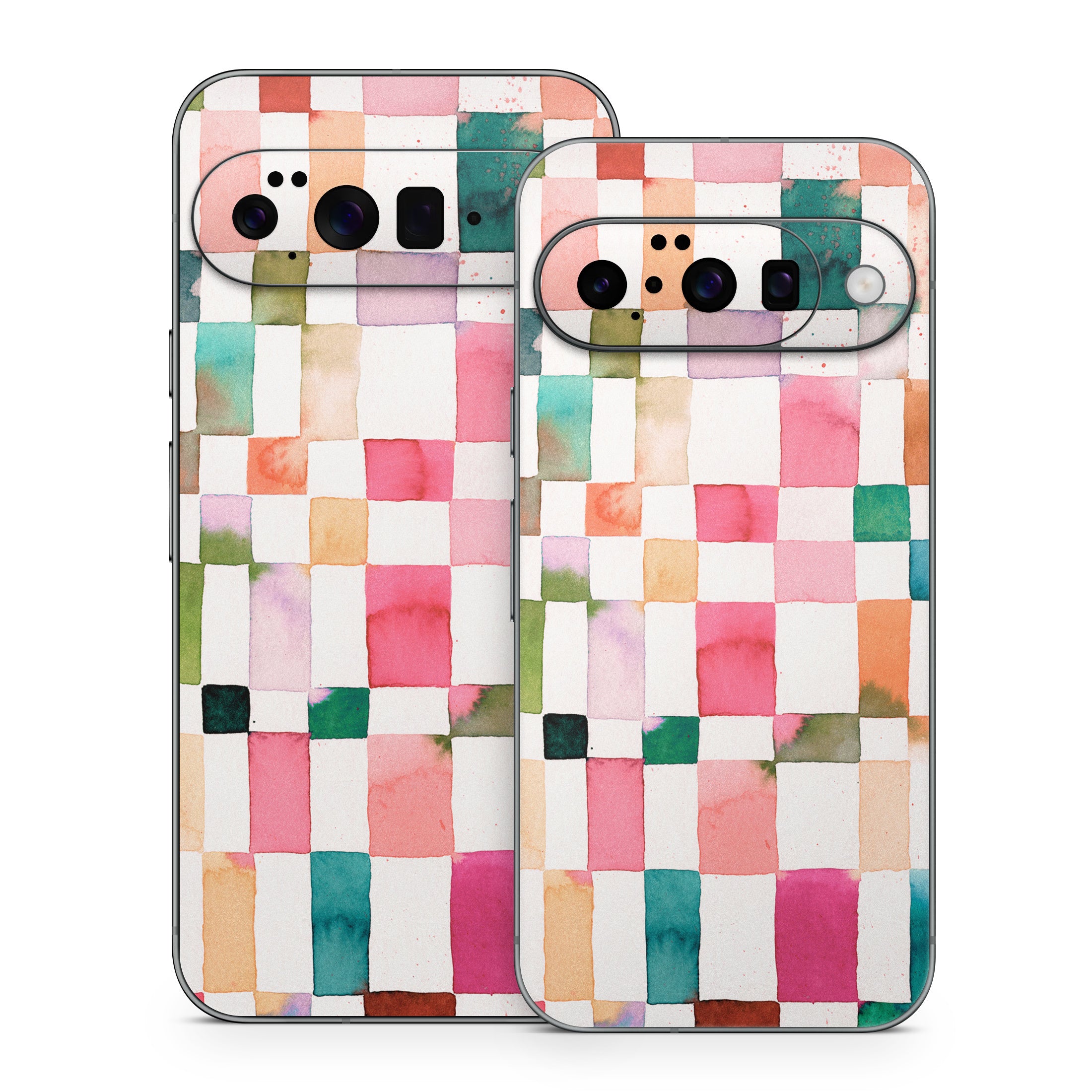 Watercolor Squares - Google Pixel 10 Skin