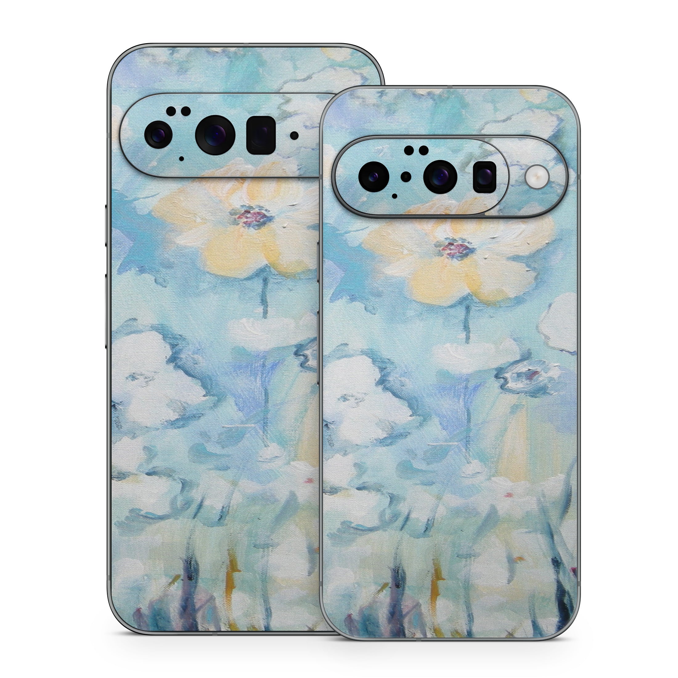 White & Blue - Google Pixel 10 Skin