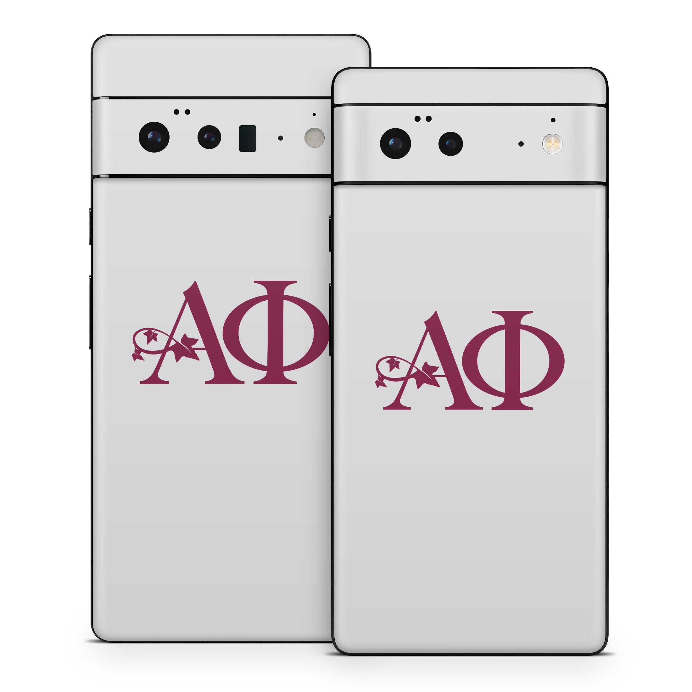 Alpha Phi Greek Letters Silver - Google Pixel 6 Skin