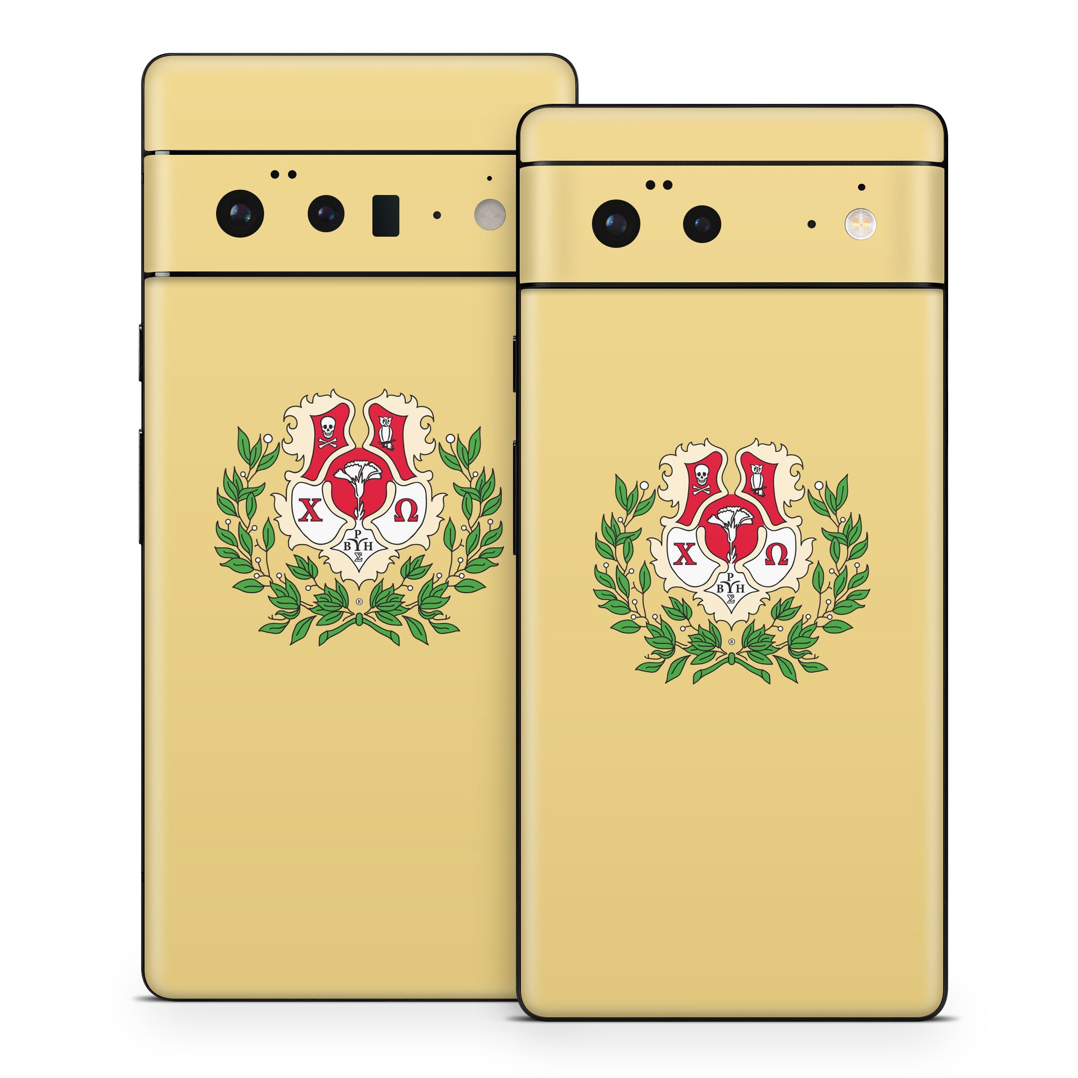 Chi Omega Crest Straw - Google Pixel 6 Skin
