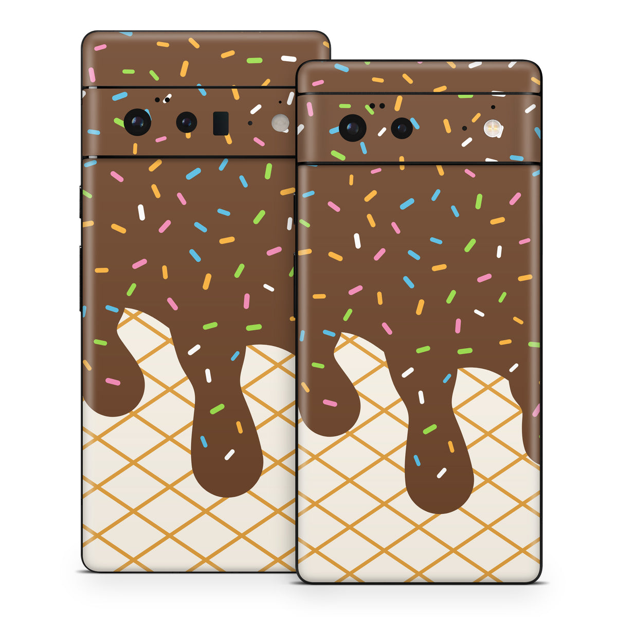 Chocolate Ice Cream Drip - Google Pixel 6 Skin