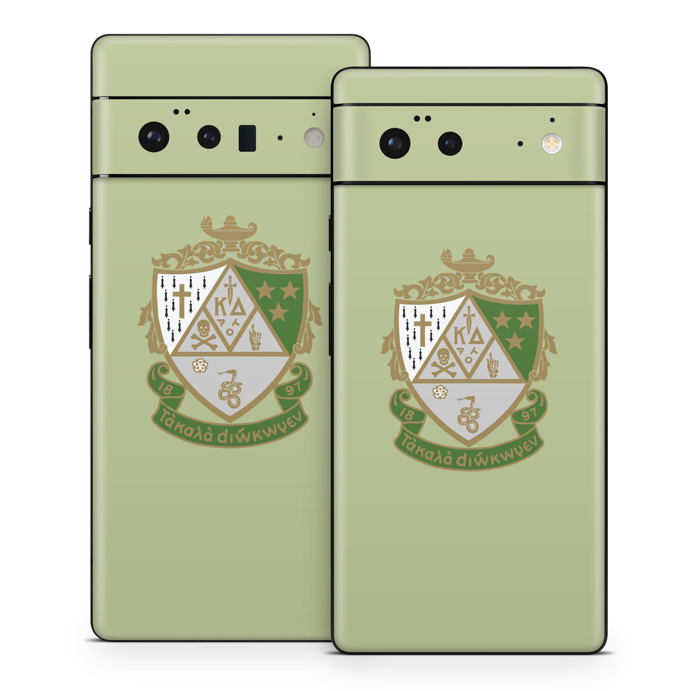 Kappa Delta Crest Light Olive - Google Pixel 6 Skin