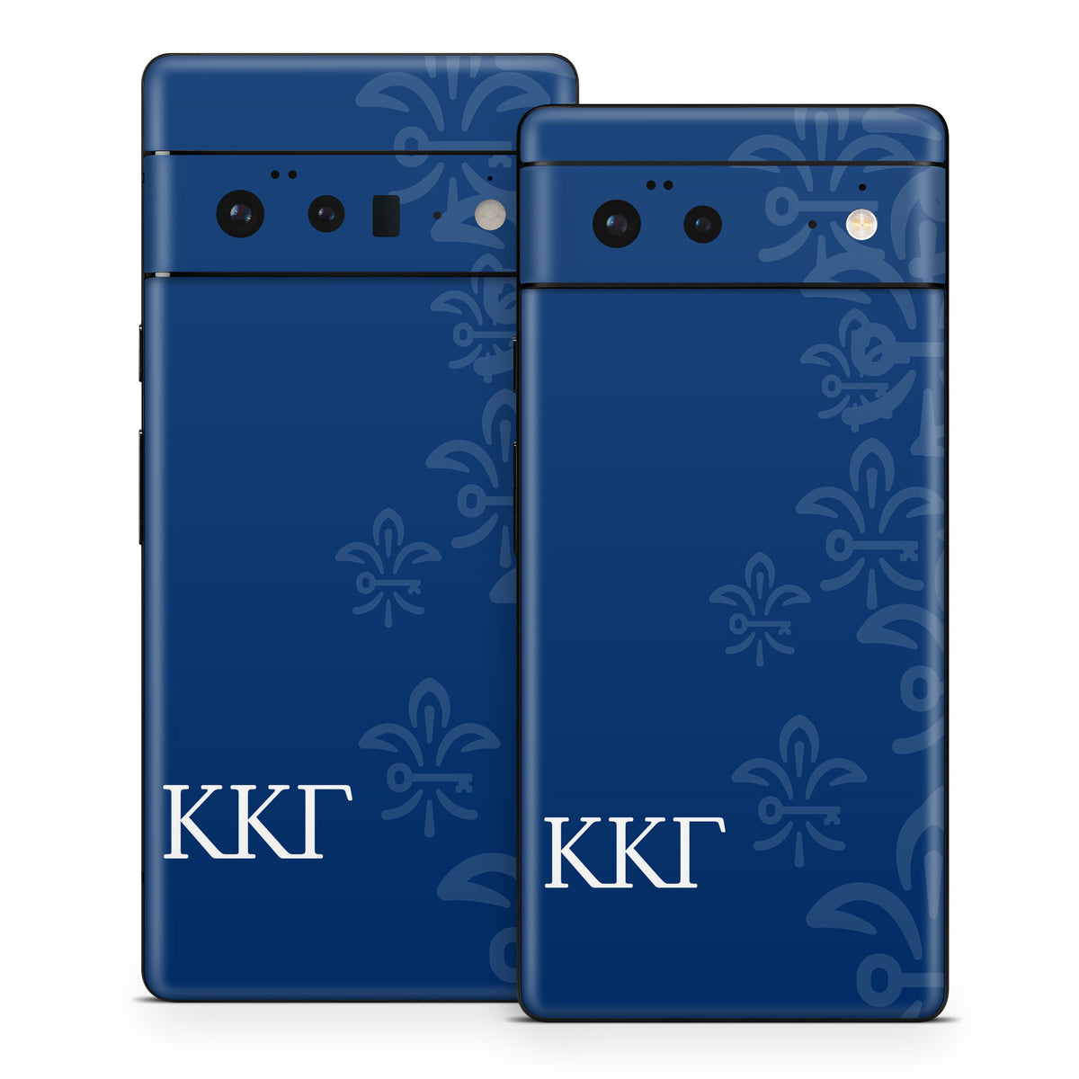 Kappa Kappa Gamma Letters and Fleur De Key Gamma Blue - Google Pixel 6 Skin