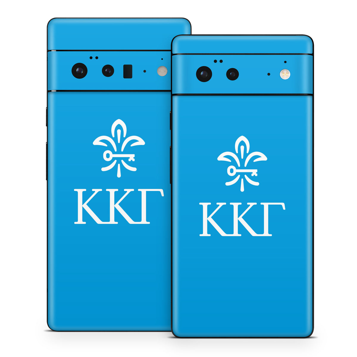 Kappa Kappa Gamma Letterkey Vertical Gamma Blue - Google Pixel 6 Skin