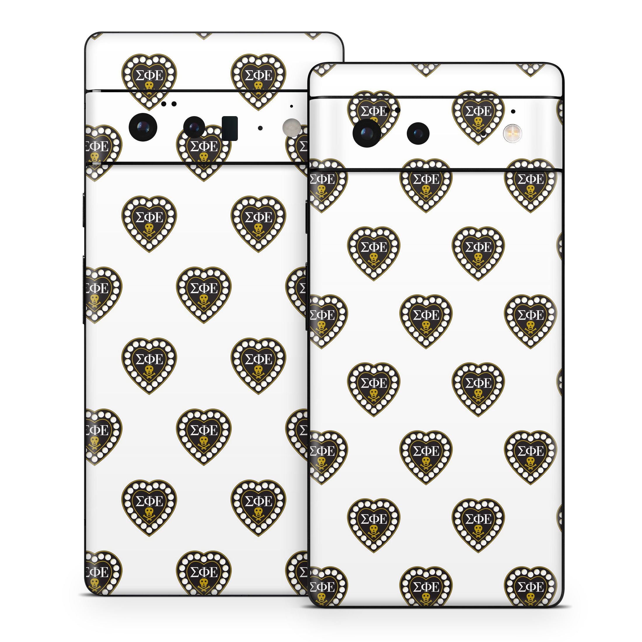 Sigma Phi Epsilon Badge Pattern White - Google Pixel 6 Skin