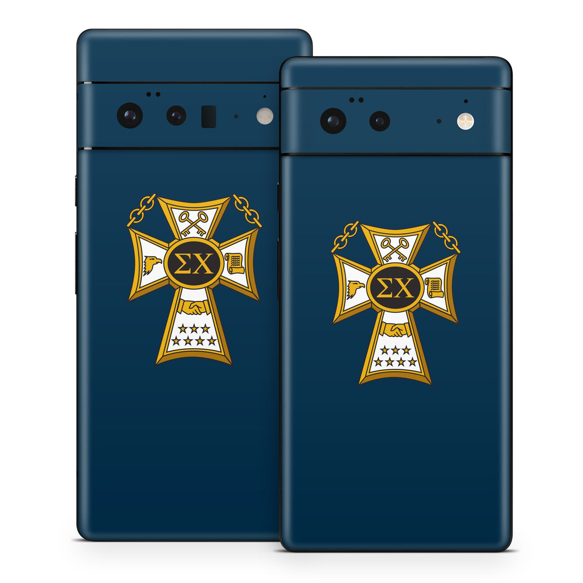 Sigma Chi Badge Navy - Google Pixel 6 Skin