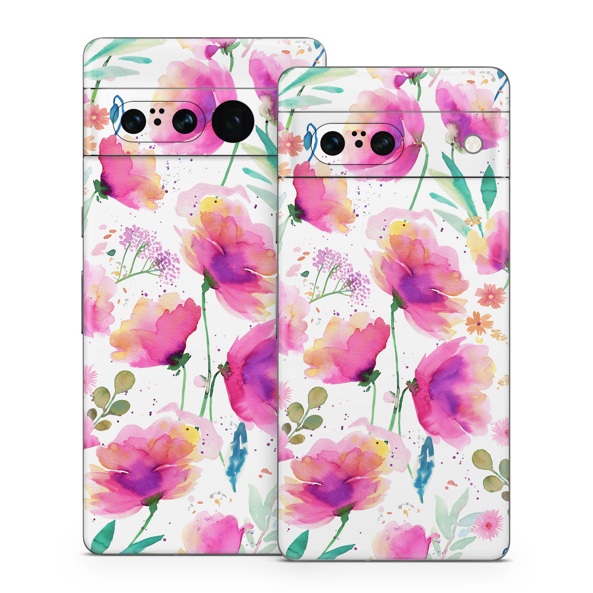 Abstract Pink Poppies - Google Pixel 7 Skin