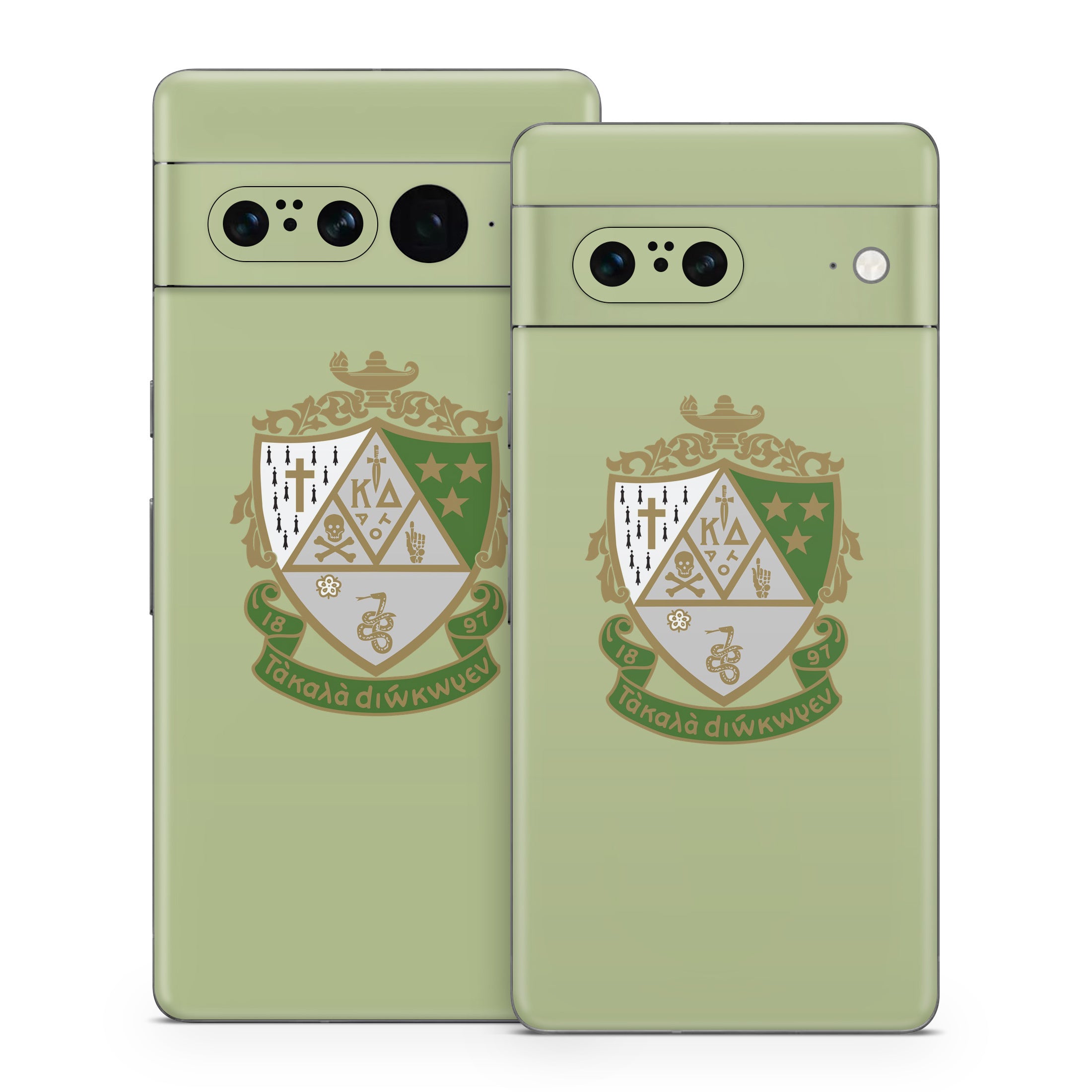 Kappa Delta Crest Light Olive - Google Pixel 7 Skin