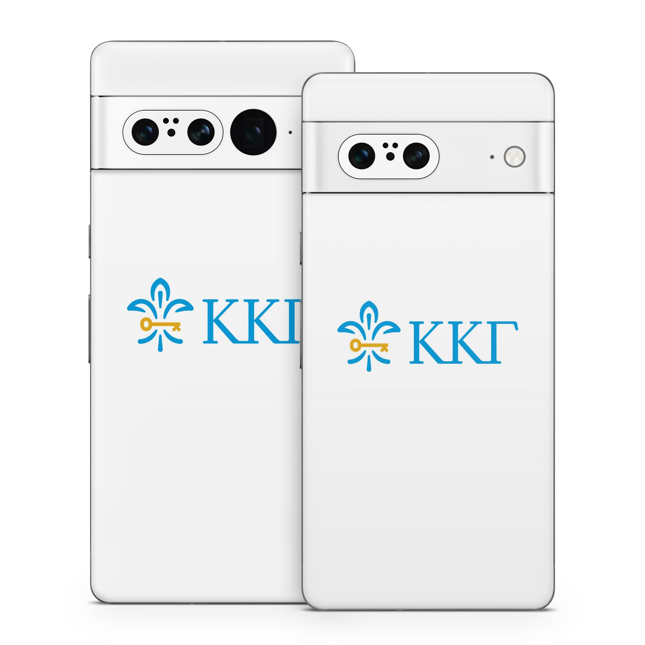 Kappa Kappa Gamma Letterkey Horizontal White - Google Pixel 7 Skin