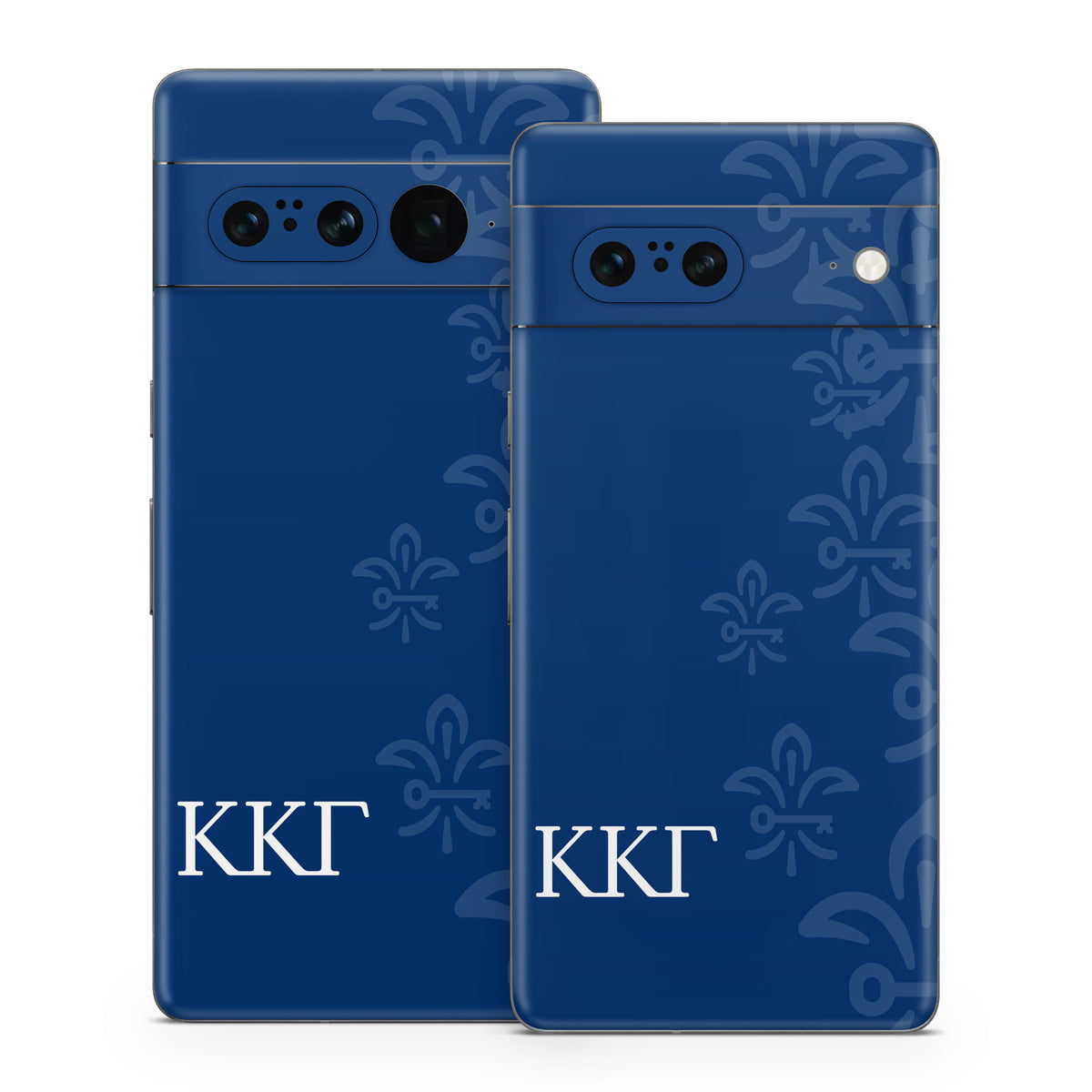 Kappa Kappa Gamma Letters and Fleur De Key Gamma Blue - Google Pixel 7 Skin