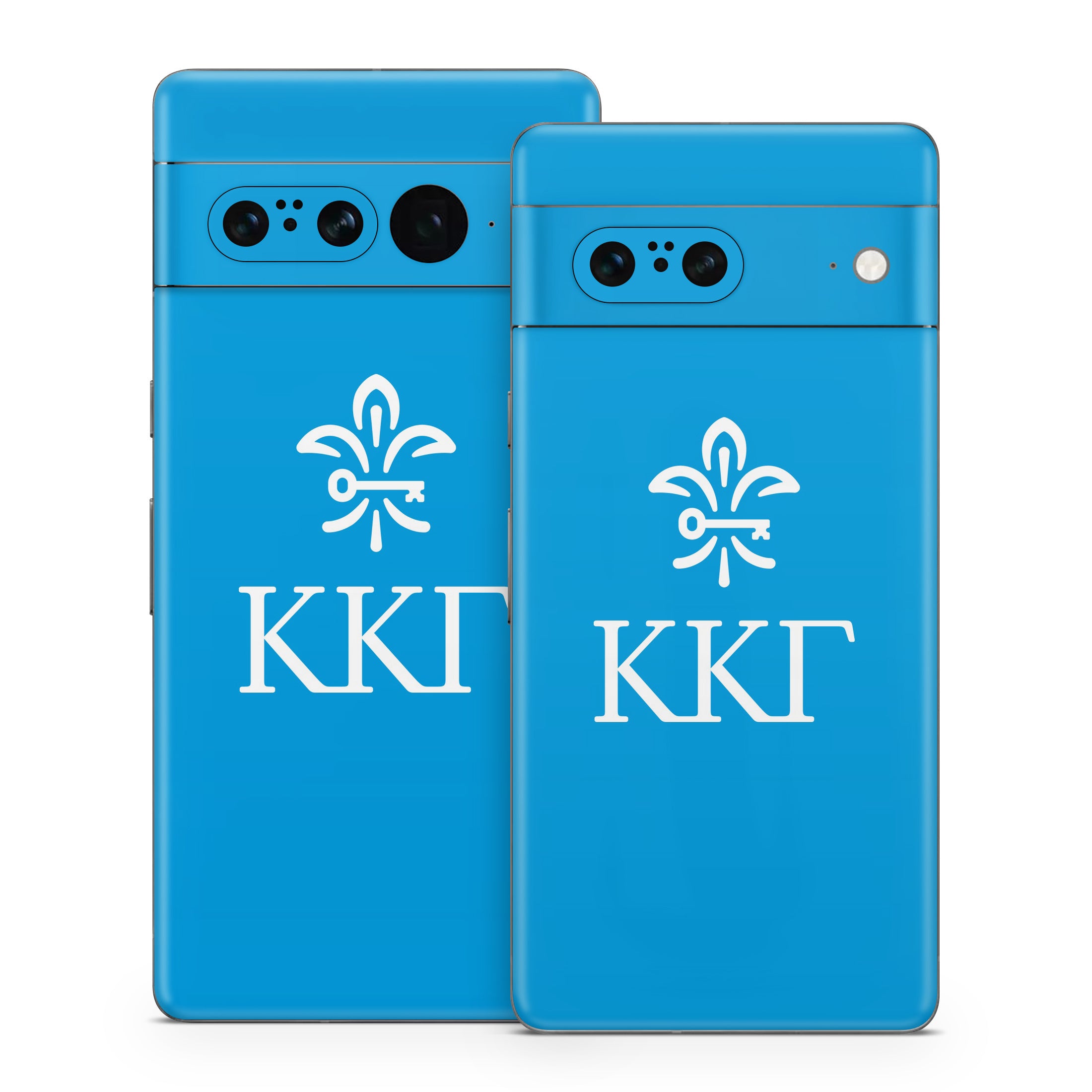 Kappa Kappa Gamma Letterkey Vertical Gamma Blue - Google Pixel 7 Skin