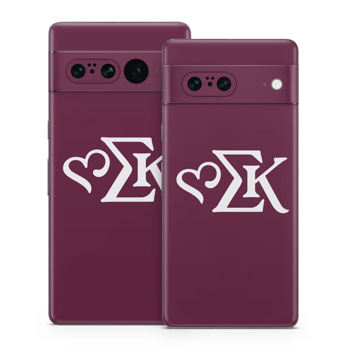 Sigma Kappa Greek Letters Dove Love on Mary Maroon - Google Pixel 7 Skin