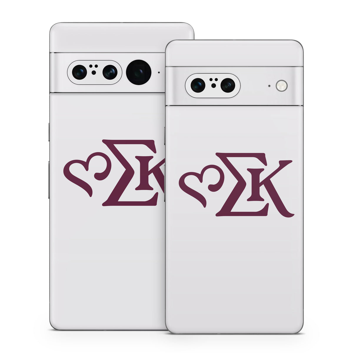 Sigma Kappa Greek Letters Mary Maroon on Dove Love - Google Pixel 7 Skin