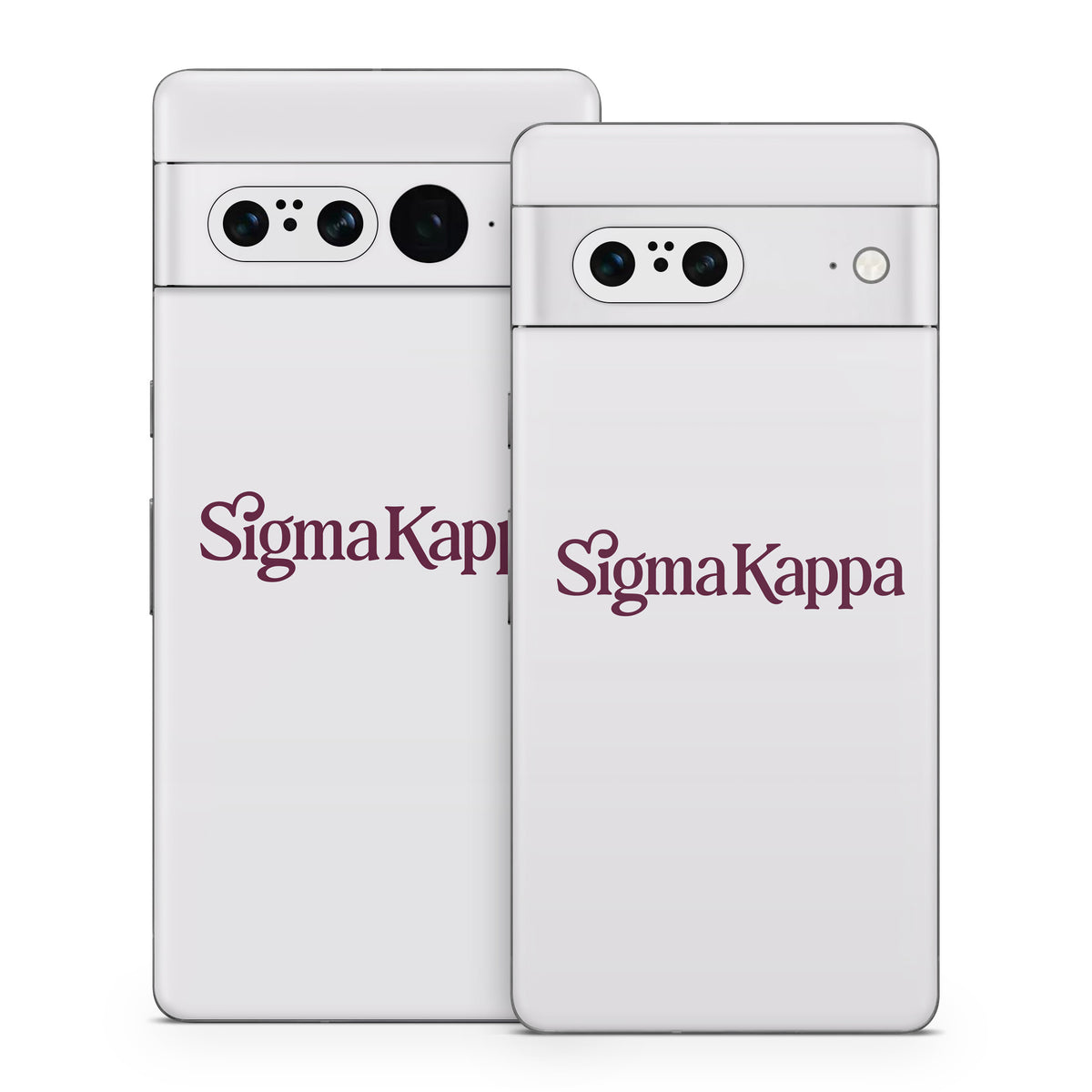 Sigma Kappa Primary Logo Mary Maroon on Dove Love - Google Pixel 7 Skin