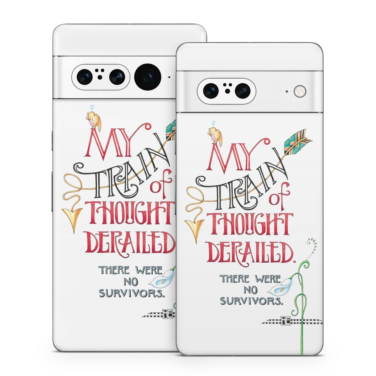 Train Derailed - Google Pixel 7 Skin