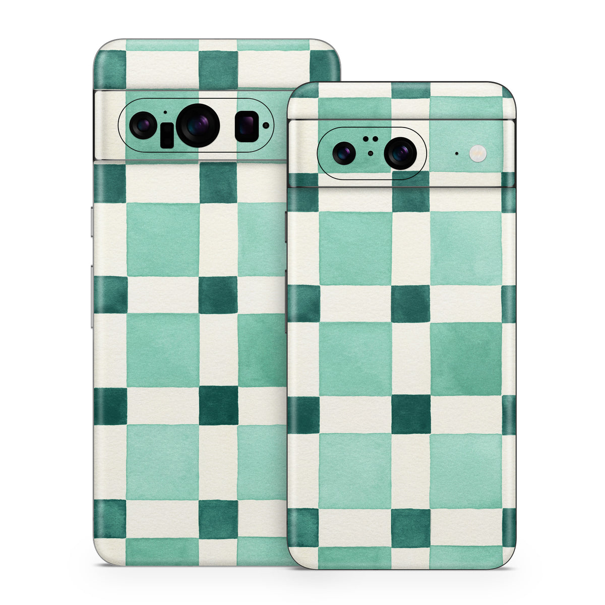 Checker Mosaic Green - Google Pixel 8 Skin