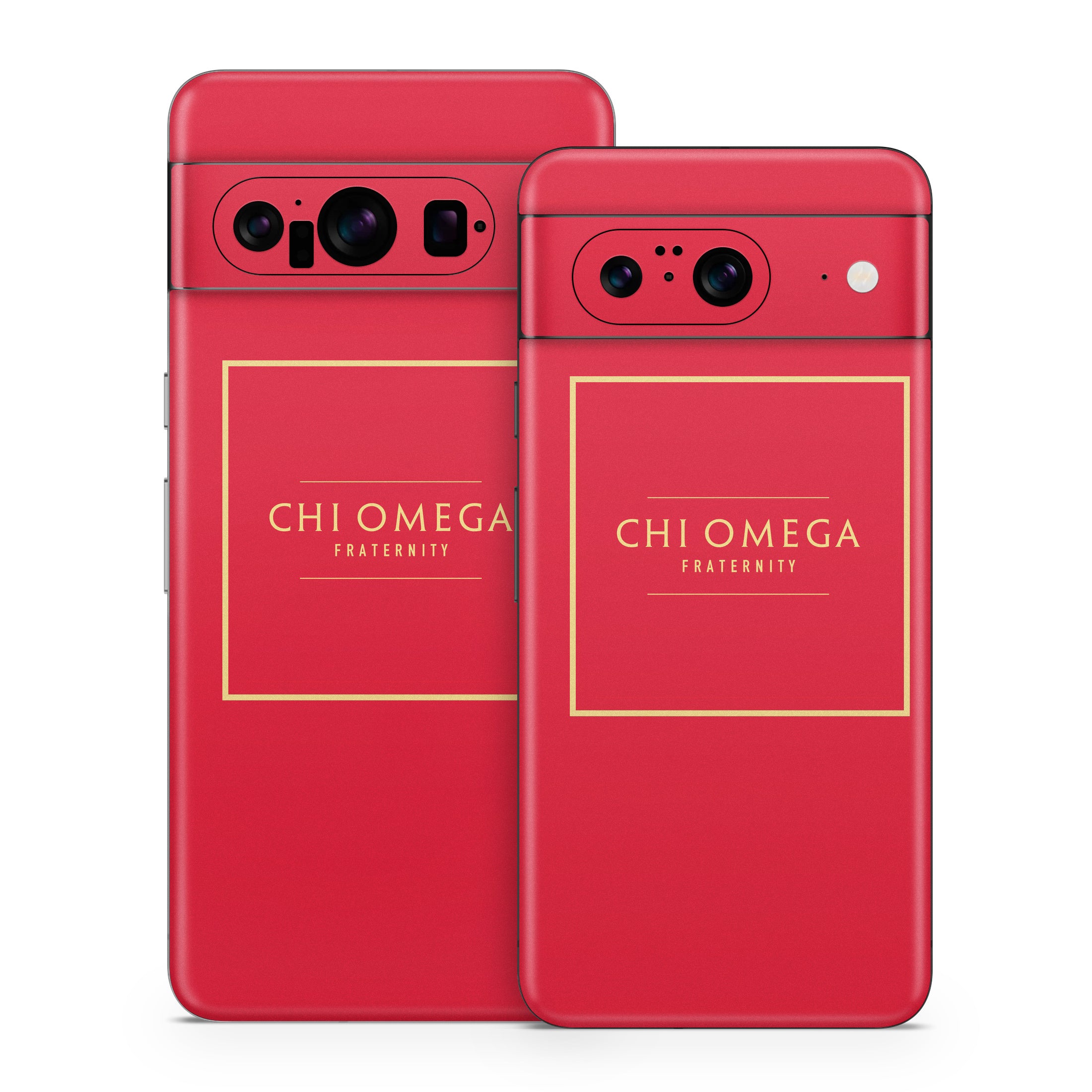 Chi Omega Fraternity Cardinal with Border - Google Pixel 8 Skin