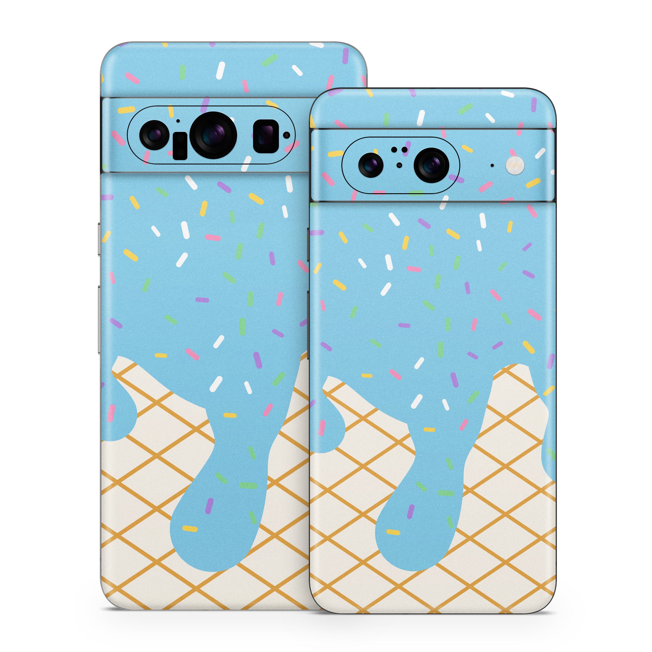 Cotton Candy Ice Cream Drip - Google Pixel 8 Skin