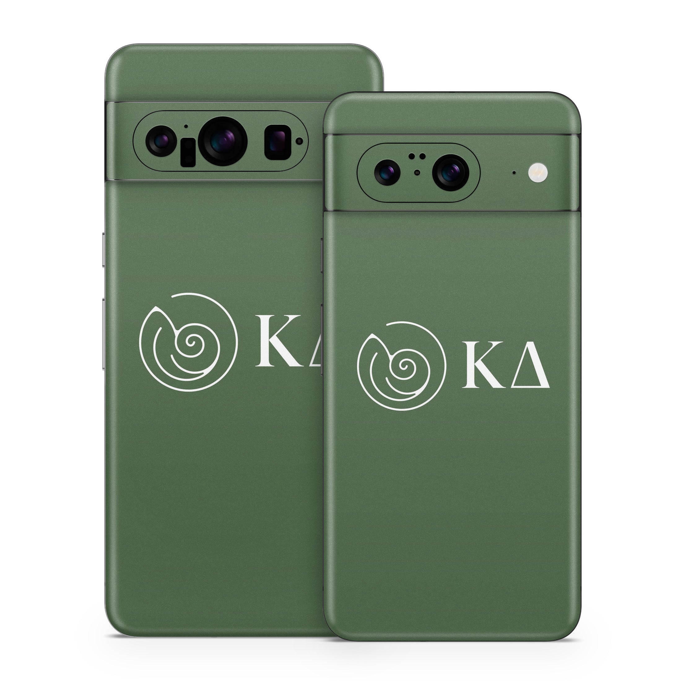 Kappa Delta Greek Letters Dark Olive - Google Pixel 8 Skin