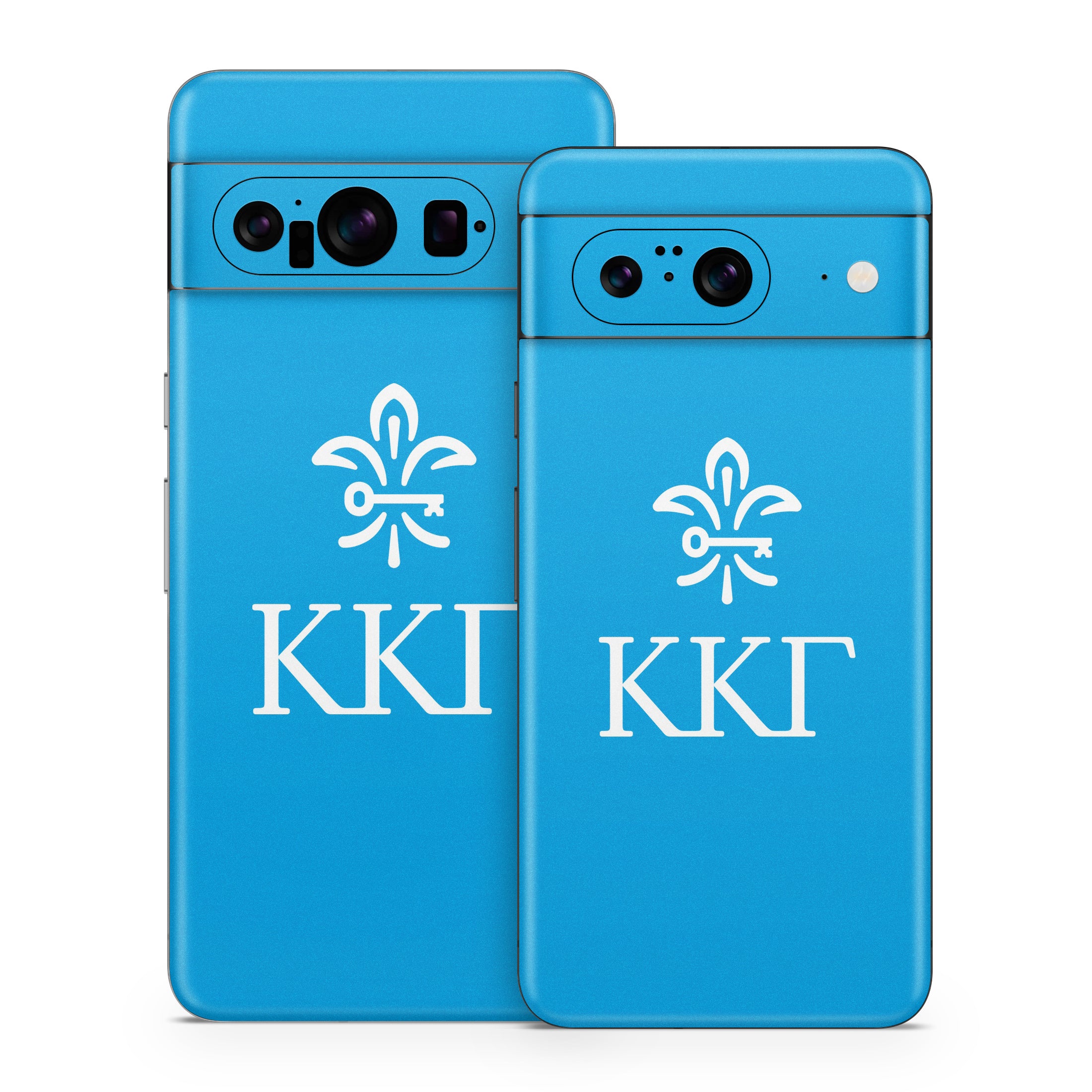 Kappa Kappa Gamma Letterkey Vertical Gamma Blue - Google Pixel 8 Skin
