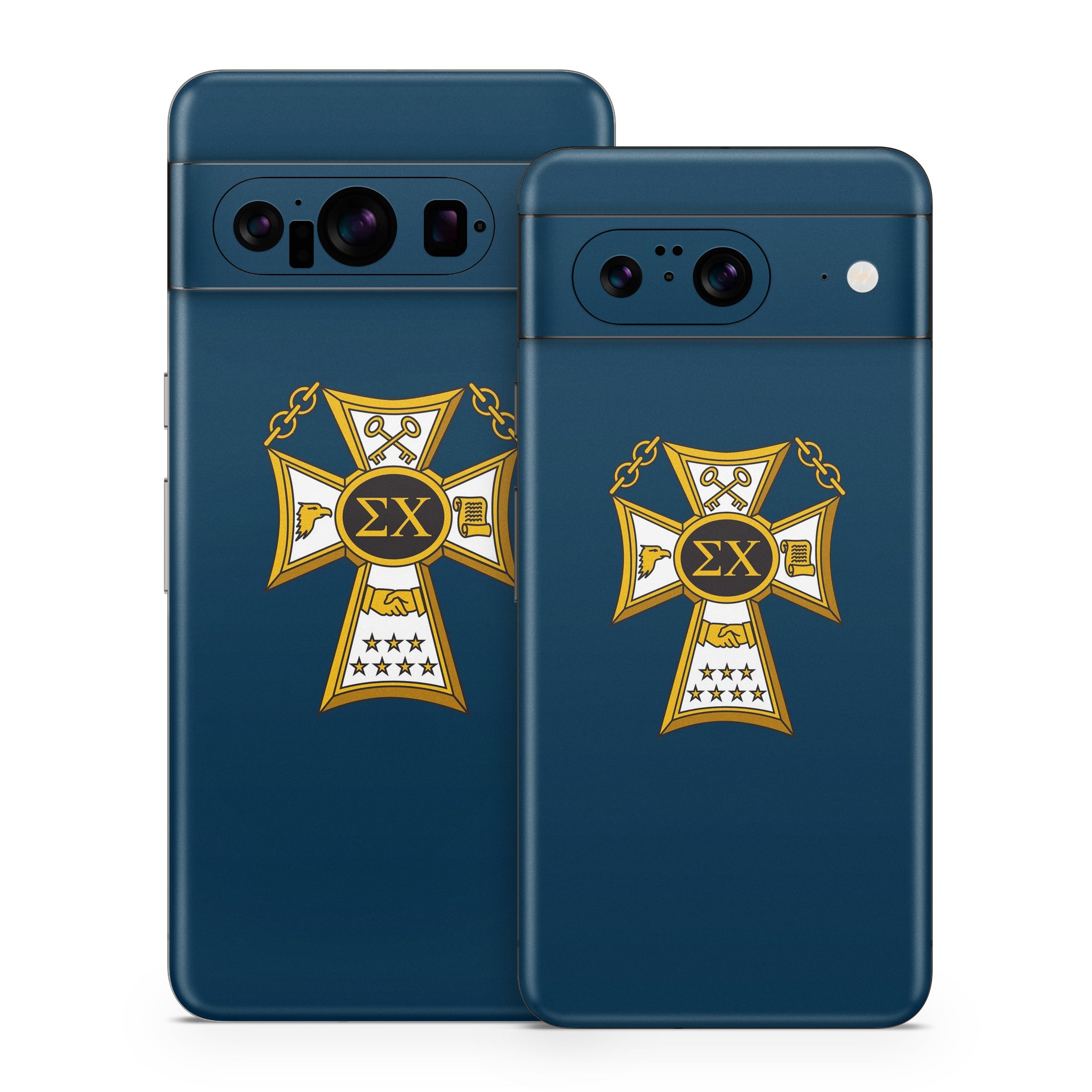 Sigma Chi Badge Navy - Google Pixel 8 Skin