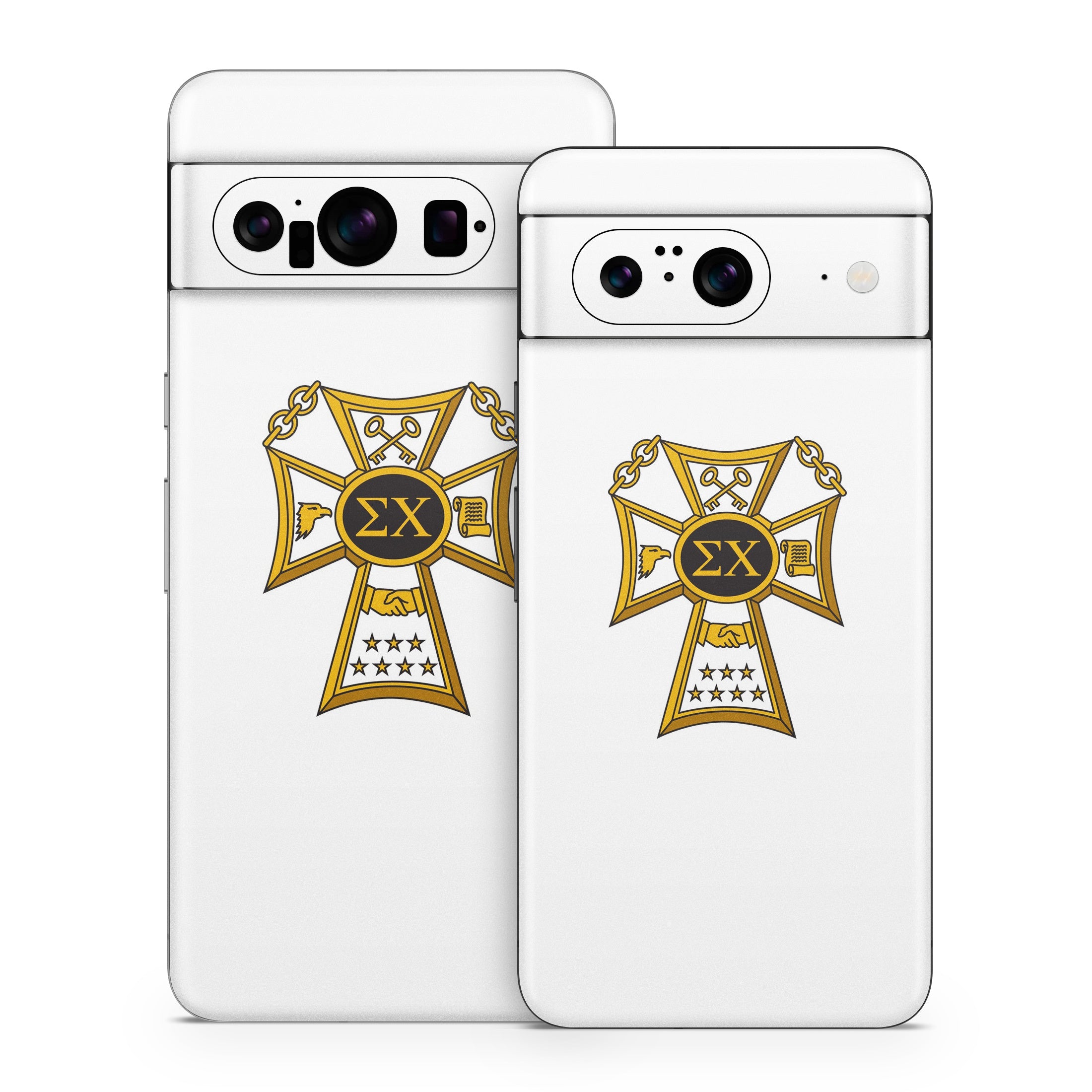 Sigma Chi Badge White - Google Pixel 8 Skin