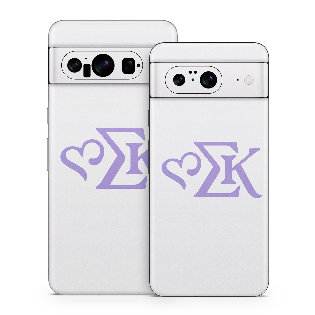 Sigma Kappa Greek Letters Legacy Lavender on Dove Love - Google Pixel 8 Skin