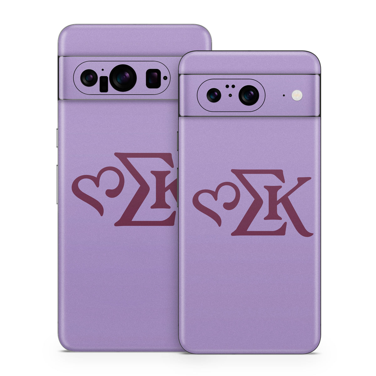 Sigma Kappa Greek Letters Mary Maroon on Legacy Lavender - Google Pixel 8 Skin