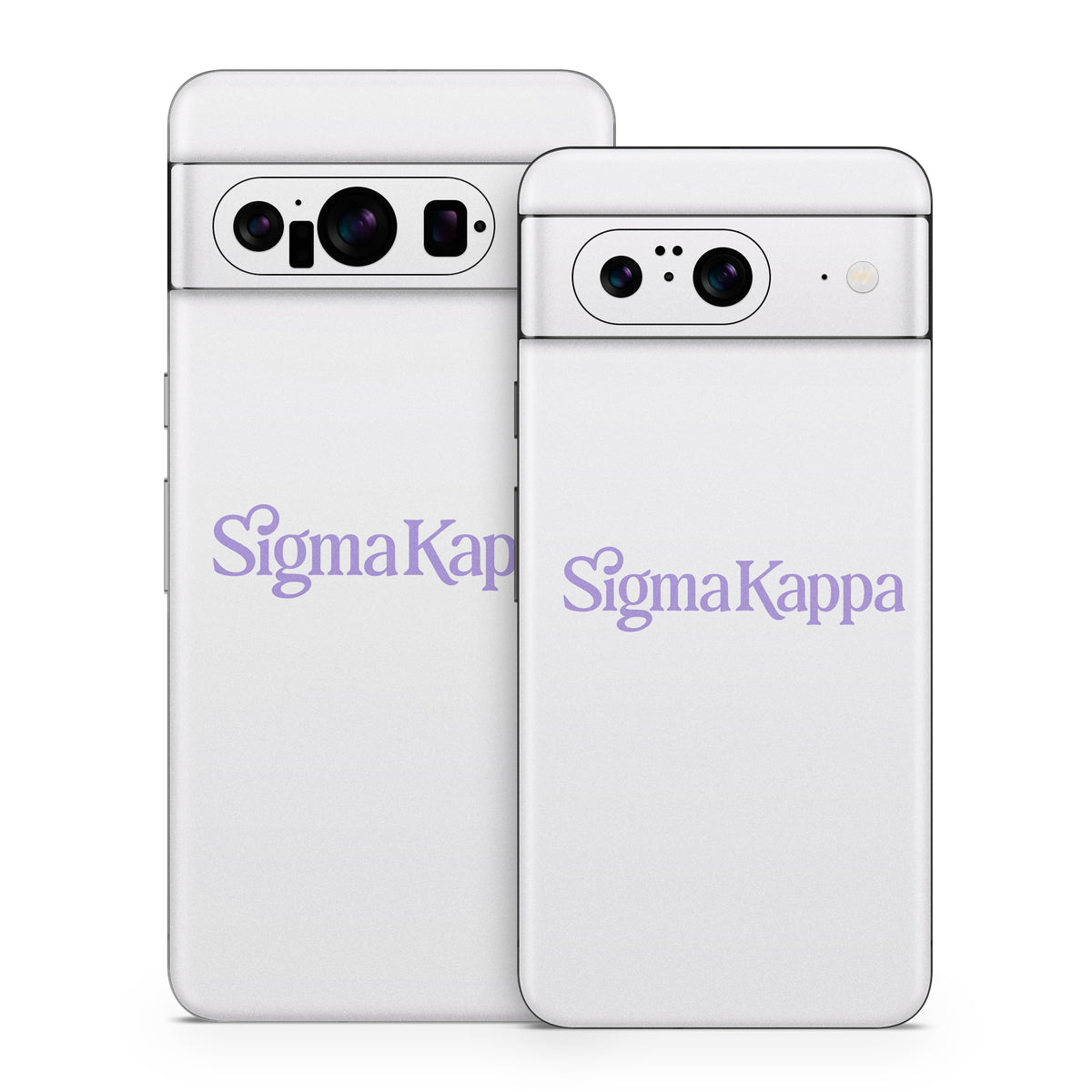 Sigma Kappa Primary Logo Legacy Lavender on Dove Love - Google Pixel 8 Skin