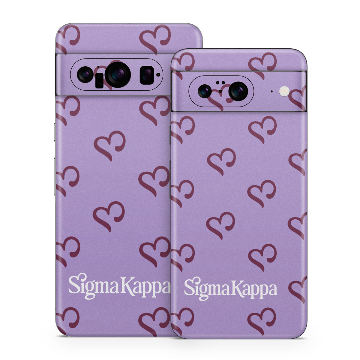 Sigma Kappa Hearts Pattern - Google Pixel 8 Skin