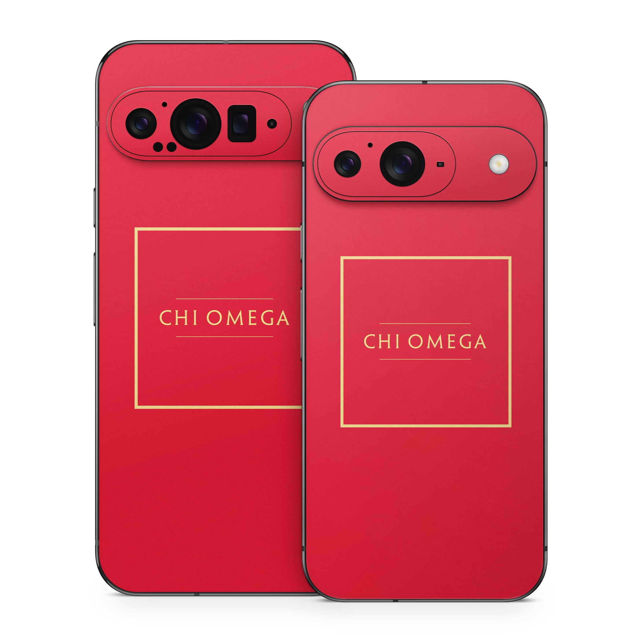 Chi Omega Cardinal with Border - Google Pixel 9 Skin