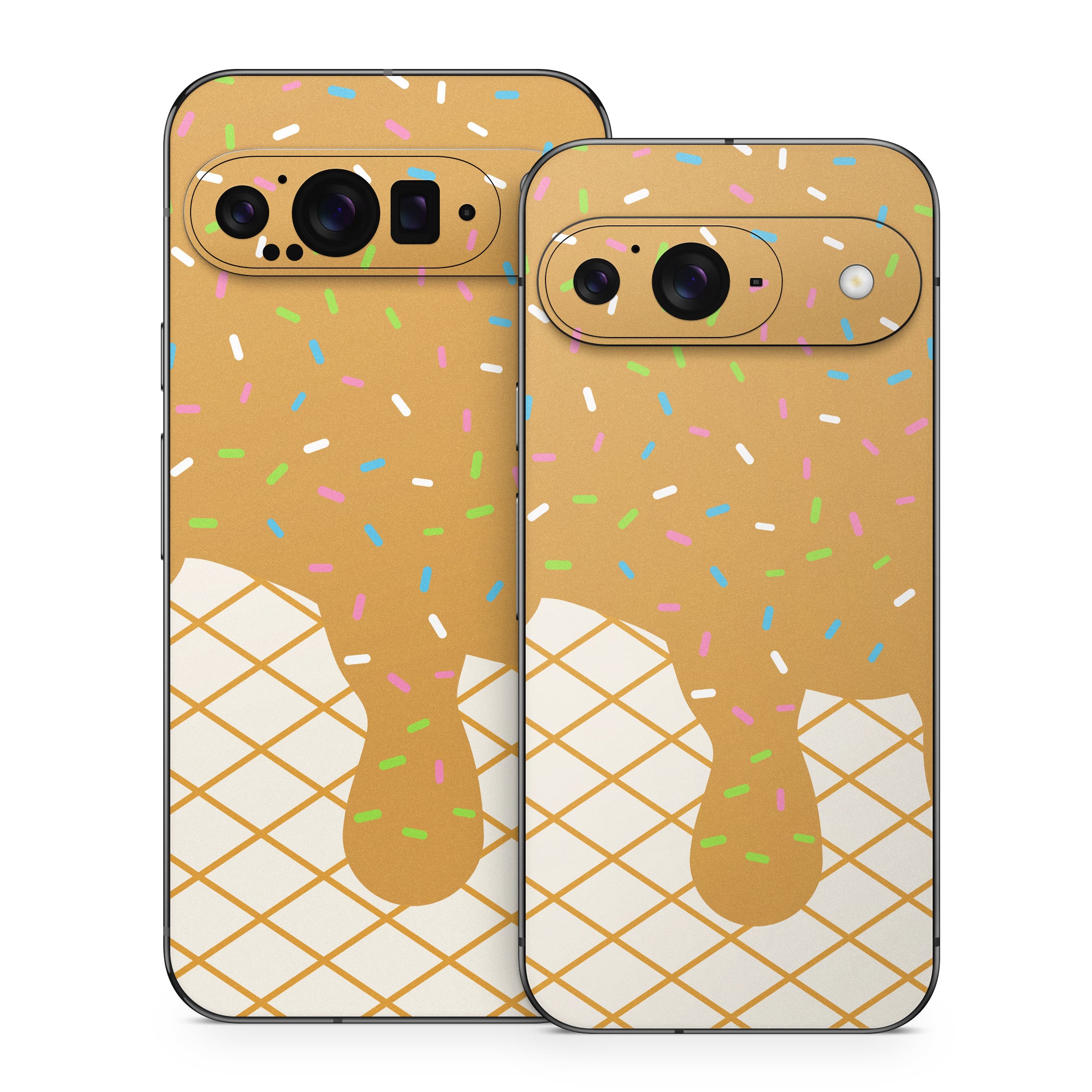 Caramel Ice Cream Drip - Google Pixel 9 Skin
