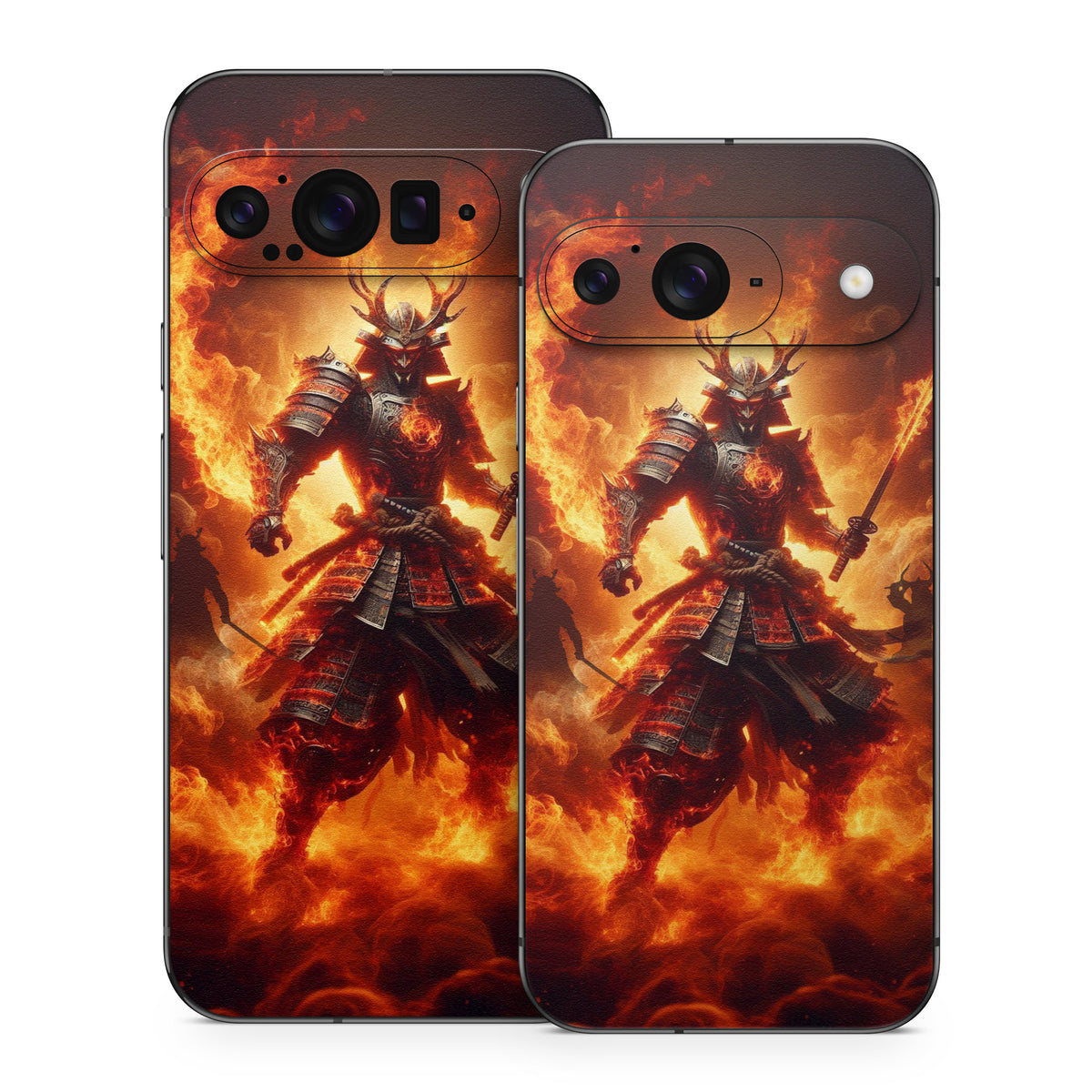 Samurai Fire - Google Pixel 9 Skin