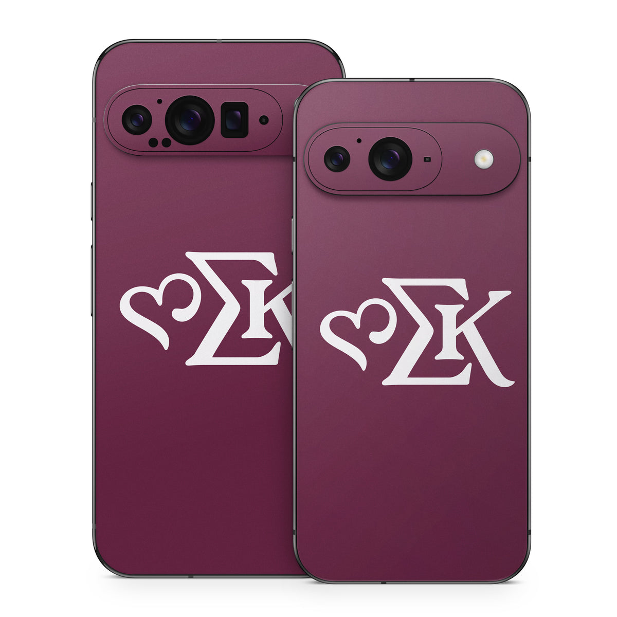 Sigma Kappa Greek Letters Dove Love on Mary Maroon - Google Pixel 9 Skin