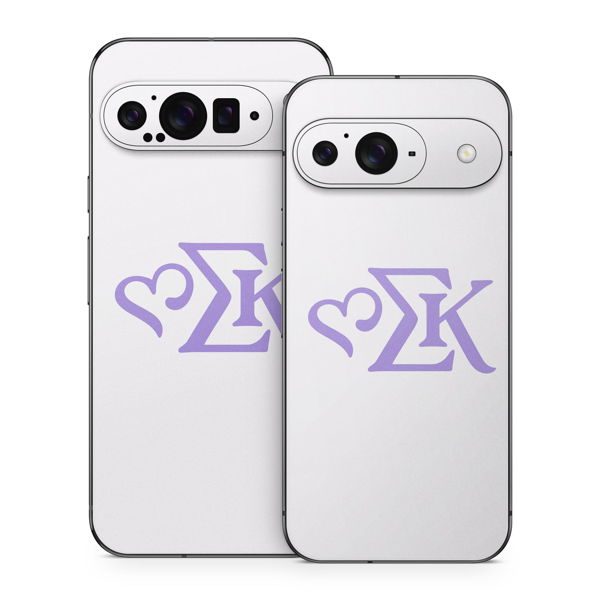Sigma Kappa Greek Letters Legacy Lavender on Dove Love - Google Pixel 9 Skin