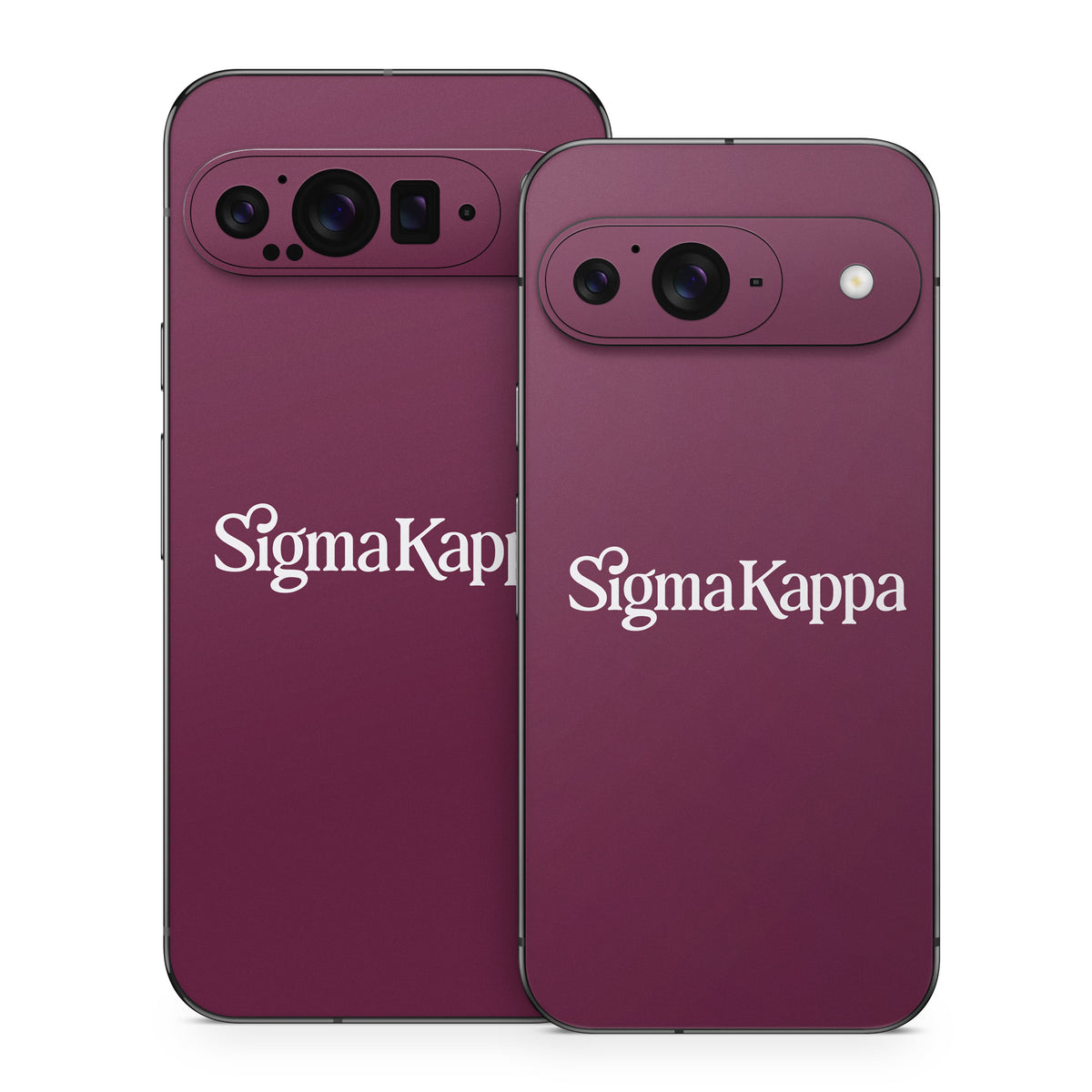 Sigma Kappa Primary Logo Dove Love on Mary Maroon - Google Pixel 9 Skin