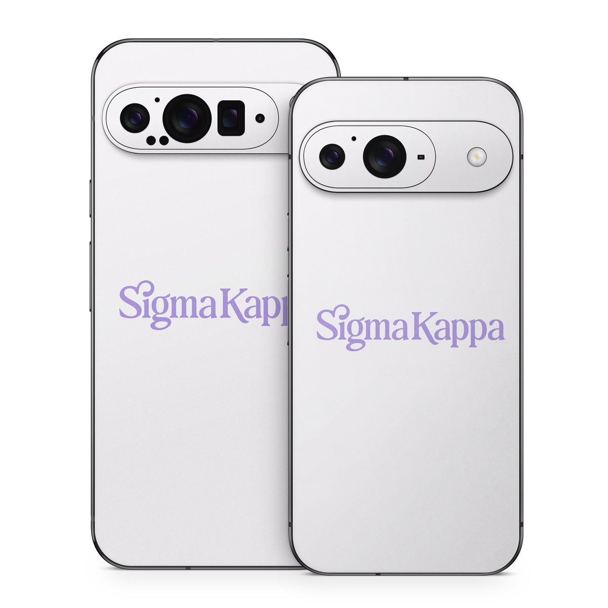 Sigma Kappa Primary Logo Legacy Lavender on Dove Love - Google Pixel 9 Skin