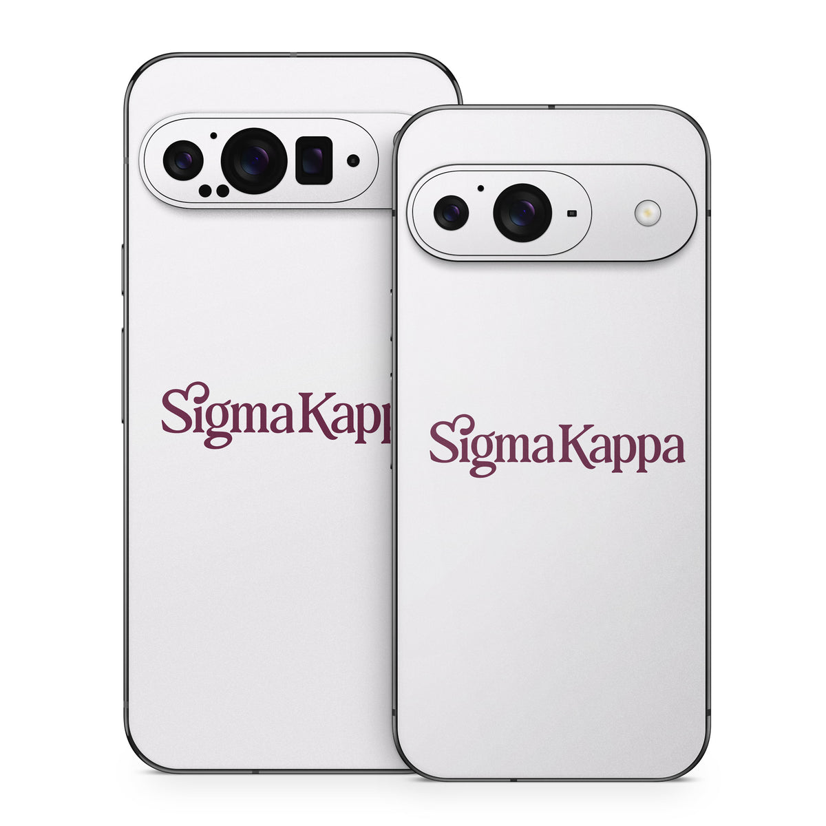 Sigma Kappa Primary Logo Mary Maroon on Dove Love - Google Pixel 9 Skin